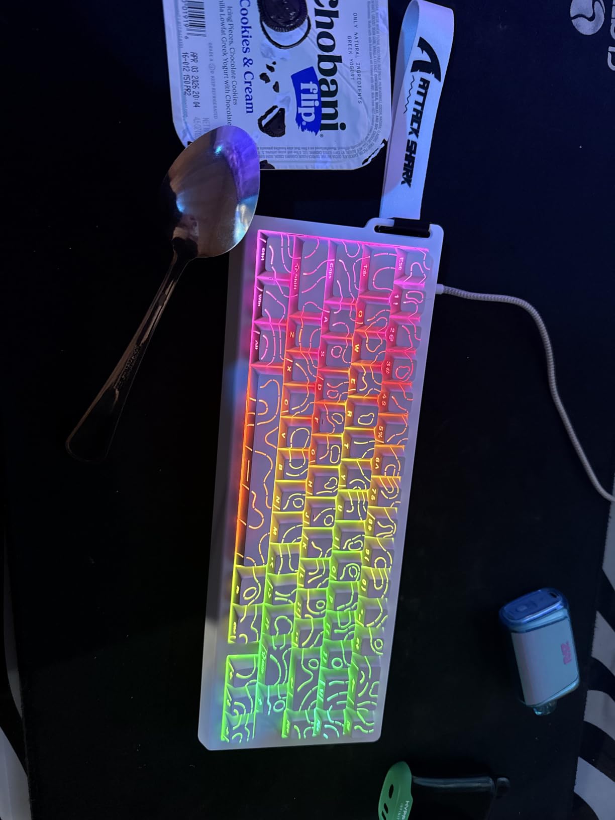 ATTACK SHARK X68 HE RT Mechanical Gaming Keyboard 60% Wired TKL-Black | Adjustable Actuation, Hall Effect Magnetic Switch, 8KHz Polling Rate, RGB Backlit, Top Mount, Web Driver for PC Mac Esport Gamer customer photo 2