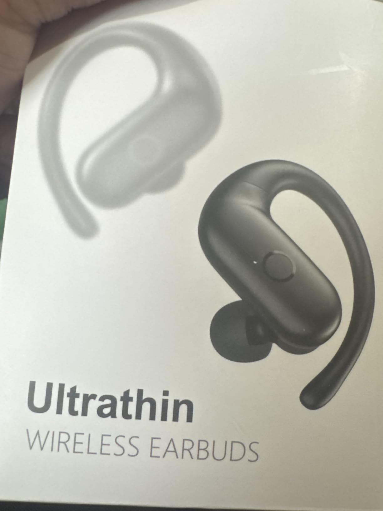 kurdene Wireless Earbuds Bluetooth Headphones with Secure Earhooks 60Hrs customer photo 2