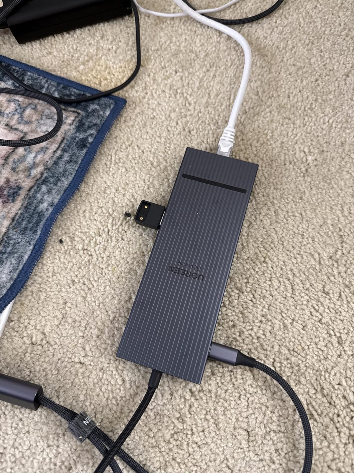 UGREEN USB C Docking Station Triple Monitor 4K, 12-in-1 Dock with 2xHDMI+DP | 2x10Gbps USB-C, 2xUSB-A, 100W PD, SD/TF 3.0, 1G Ethernet, 3.5mm Audio, Revodok Pro 3121 USB-C Hub Adapter, macOS Mirrors Only customer photo 2