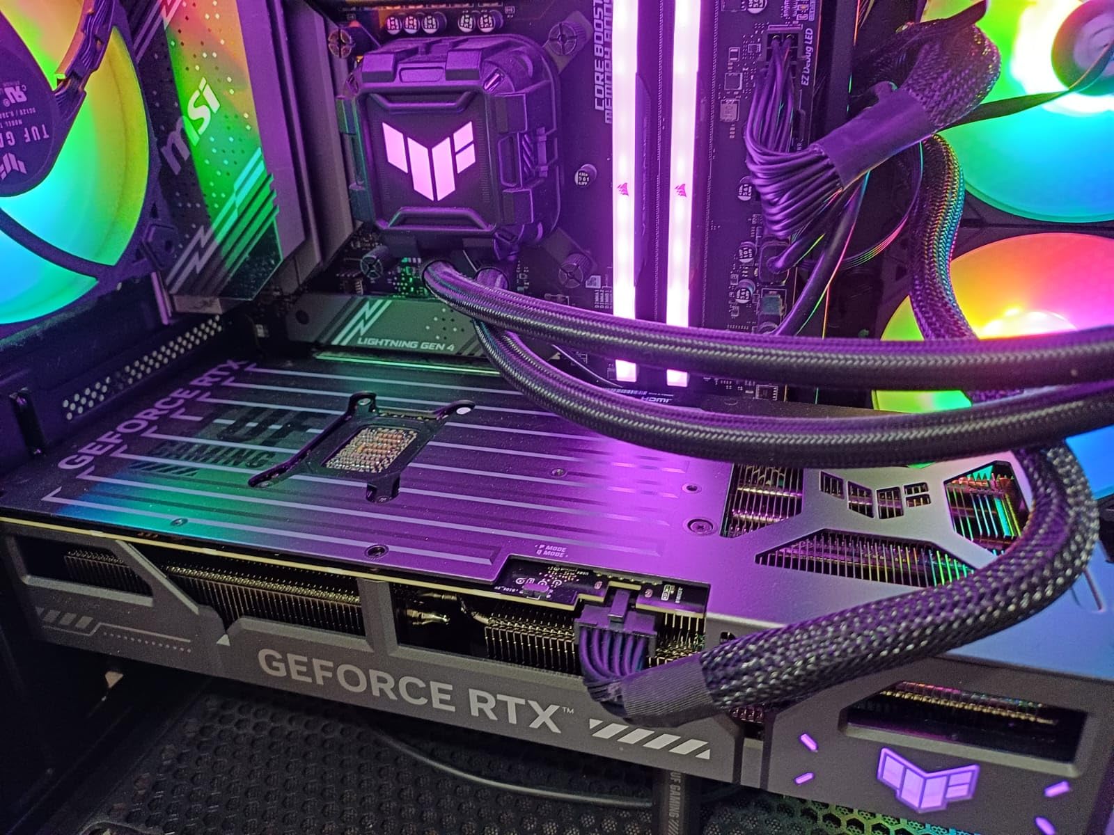 ASUS TUF Gaming NVIDIA GeForce RTX 5070 12GB GDDR7 OC Edition Graphics Card (PCIe 5.0, HDMI/DP 2.1, 3.125-Slot, Military-Grade Components, Protective PCB Coating, Axial-tech Fans), 3 Year Warranty customer photo 1