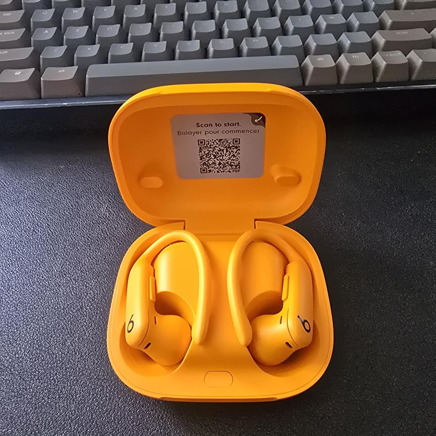Beats Powerbeats Pro 2 - Wireless Noise Cancelling Workout Earbuds with Secure-Fit Earhooks, Up to 45-Hour Battery with Charging Case, Sweat & Water Resistant, Heart Rate Monitoring - Quick Sand customer photo 1