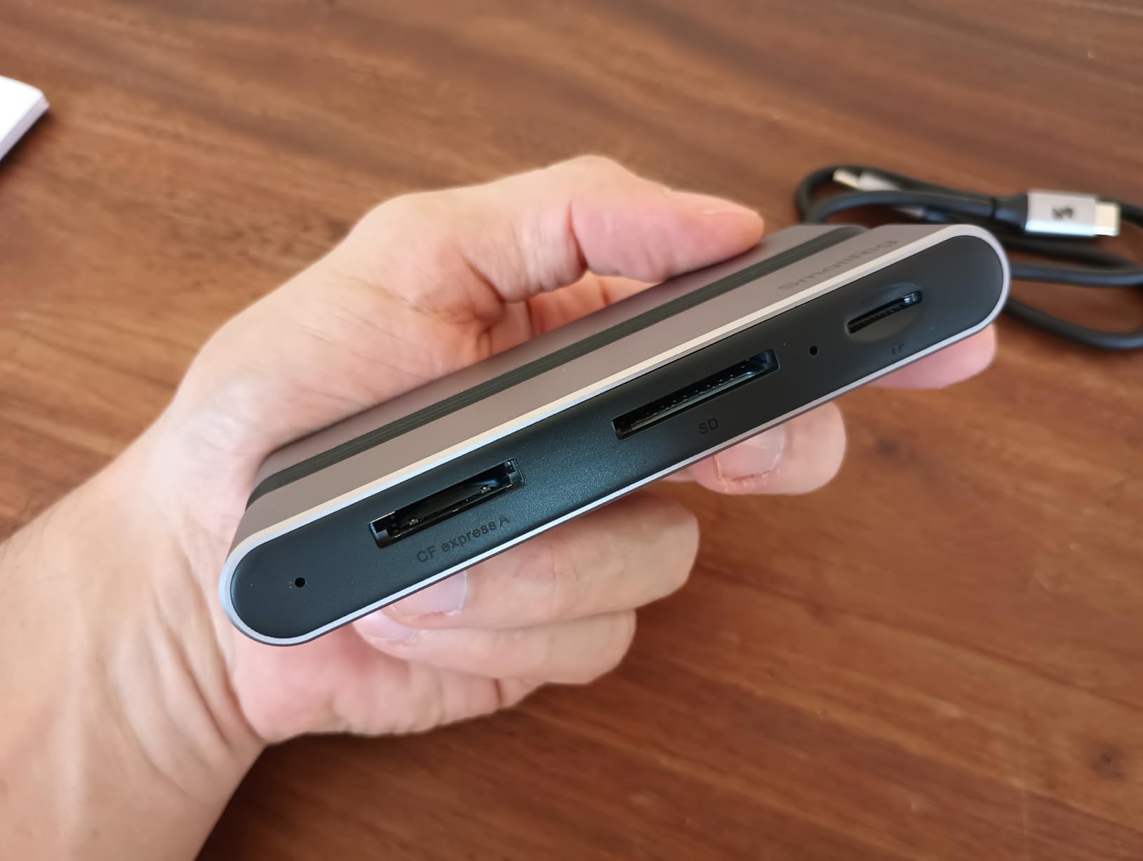 SMALLRIG 9-in-1 CFexpress Card Reader Docking Station - 4663 | USB3.2 Gen 2 10Gbps, SD/TF/CFexpress Type A Readers, USB-A/USB-C/HDMI/Gigabit Ethernet customer photo 2