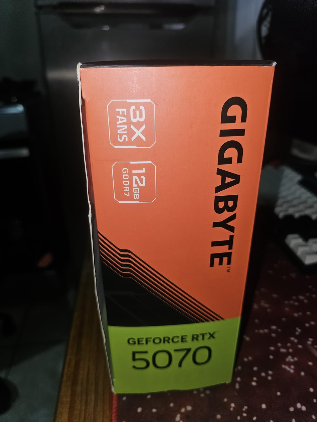 GIGABYTE GeForce RTX 5070 Gaming OC 12G Graphics Card, 12GB 192-bit GDDR7, PCIe 5.0, WINDFORCE Cooling System, GV-N5070GAMING OC-12GD Video Card customer photo 2