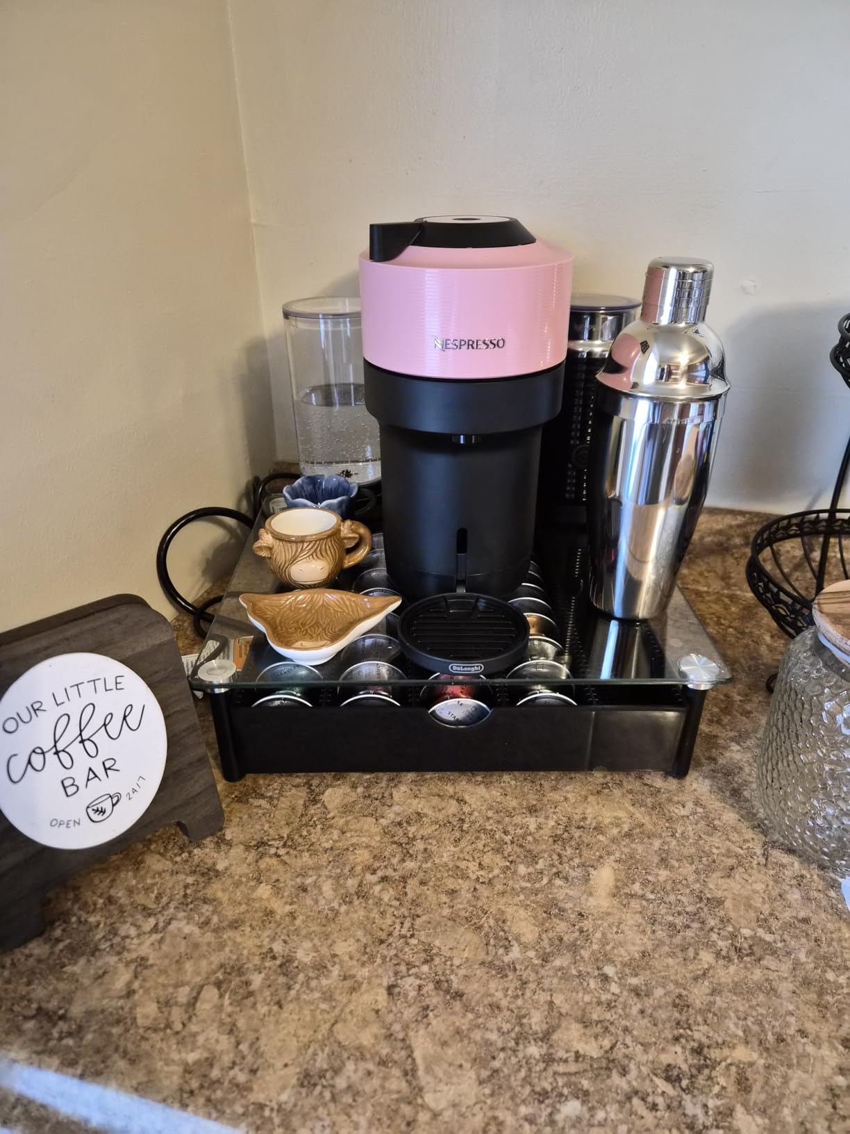 Nespresso Vertuo Pop+ Coffee Machine with Milk Frother, Liquorice Black by De'Longhi with Aeroccino3 customer photo 1