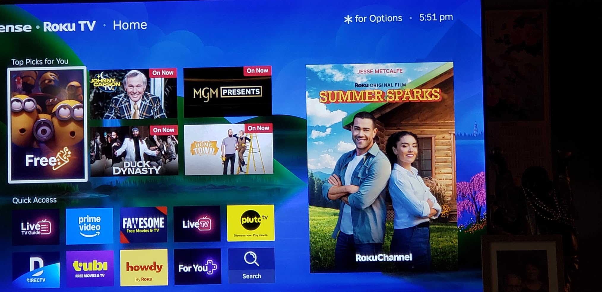 Roku 65-Inch Plus Series Smart TV - 4K QLED Mini-LED TV - RokuTV | Flat Screen Television with Dolby Vision & Wi-Fi for Streaming customer photo 1