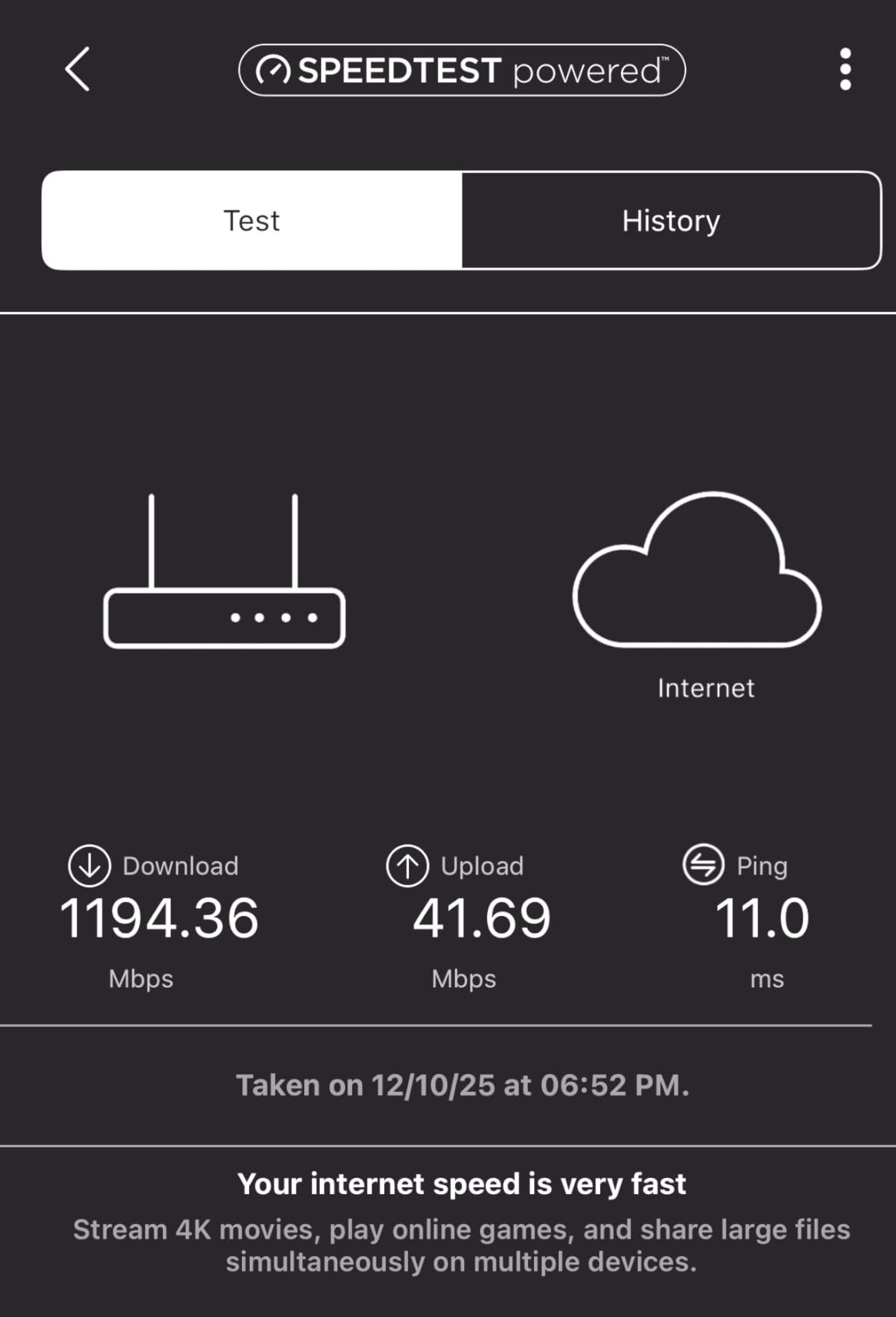 NETGEAR Nighthawk Tri-Band WiFi 7 Router (RS700S) - Security Features, BE19000 Wireless Speed (up to 19Gbps) - 10 Gig Internet Port - Covers up to 3,500 sq. ft., 200 Devices (Renewed) customer photo 1