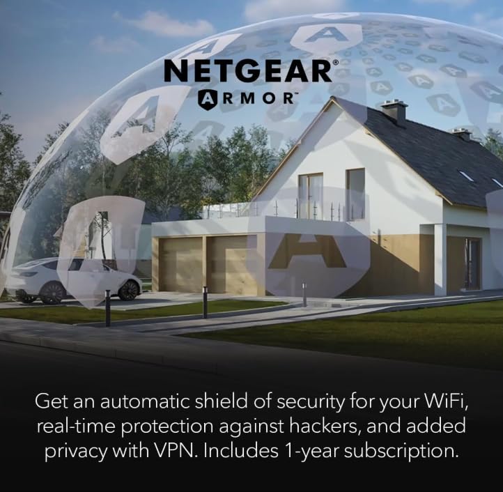 NETGEAR Nighthawk Tri-Band WiFi 7 Router (RS700S) - Security Features, BE19000 Wireless Speed (up to 19Gbps) - 10 Gig Internet Port - Covers up to 3,500 sq. ft., 200 Devices (Renewed) customer photo 2