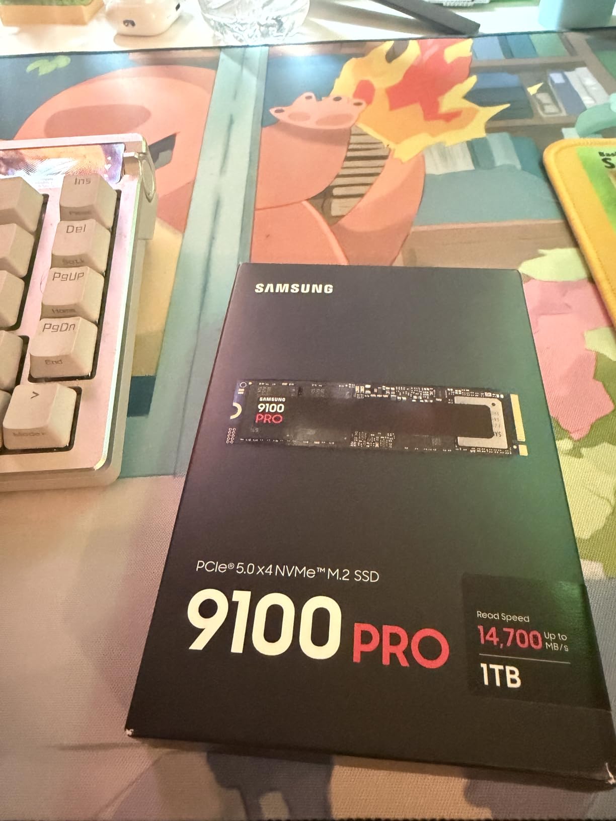 Samsung SSD 9100 PRO 2TB, PCIe 5.0x4 M.2 2280, Up to 14,700MB/s | NVMe Internal Solid State Hard Drive best for AI Computing, Gaming, and Heavy Duty Workstations (MZ VAP2T0B/AM) customer photo 2