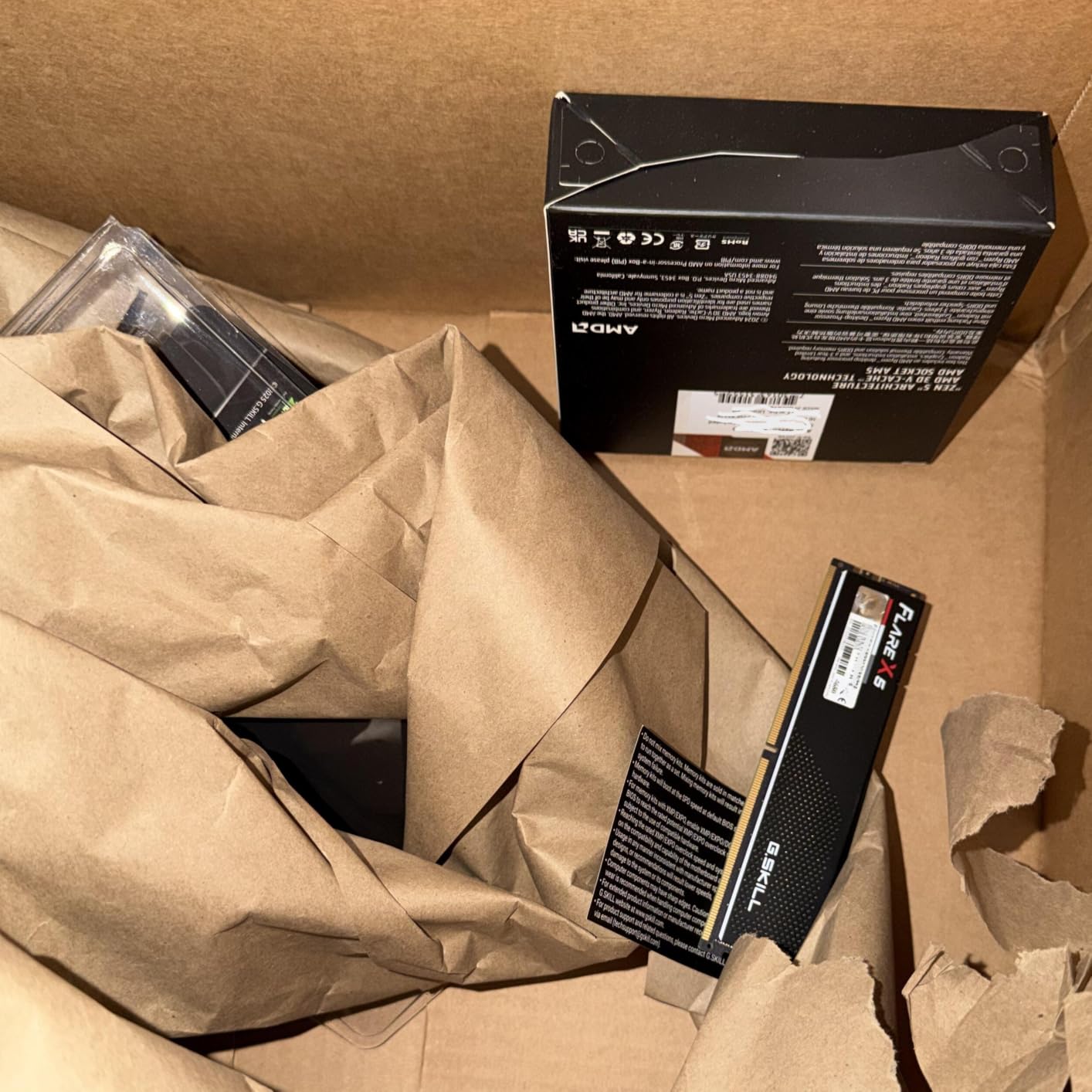 G.SKILL Flare X5 Series DDR5 RAM (AMD EXPO & Intel XMP 3.0) 96GB (2x48GB) 6000MT/s CL30-36-36-96 1.35V Desktop Computer Memory U-DIMM - Matte Black customer photo 1