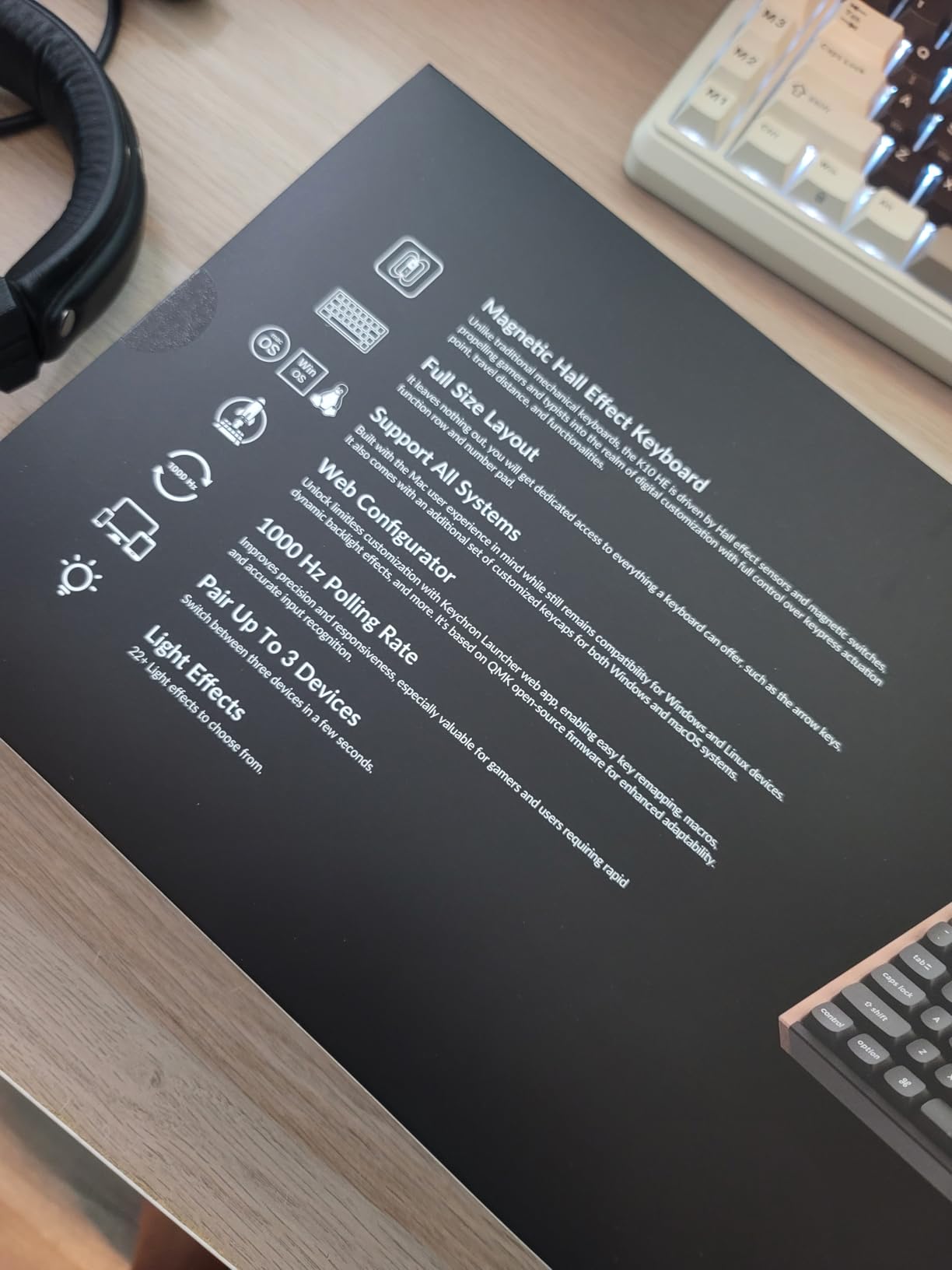 Keychron K10 HE Full-Size Hall Effect Keyboard Wireless, Rapid Trigger customer photo 1