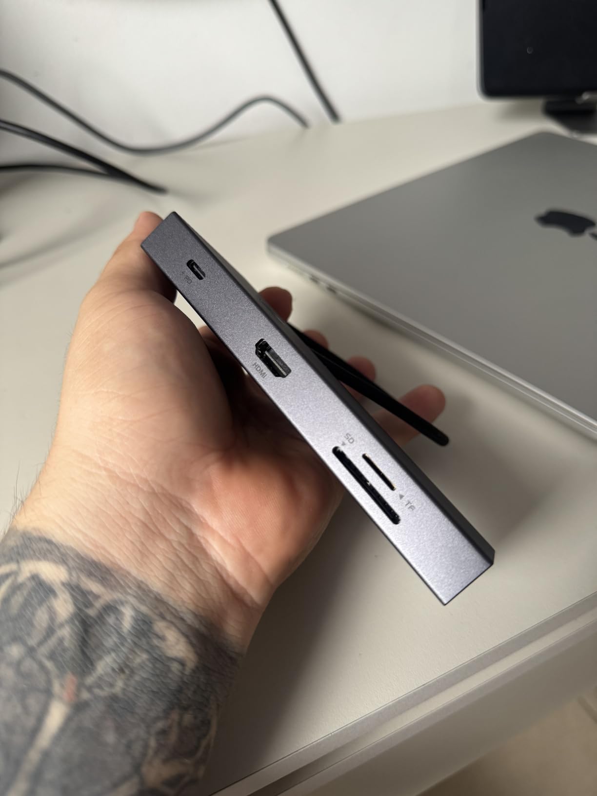UGREEN Revodok Pro 9 in 1 USB C Hub Gigabit Ethernet Adapter 4K@60Hz HDMI | 100W PD Charging, USB A Data Ports, SD/TF Card Reader Compatible with MacBook Neo/Air/Pro M1, M2, M3,M4, M5,Steam Deck customer photo 1