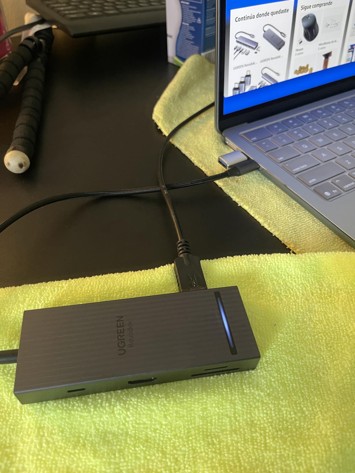 UGREEN Revodok Pro USB C Hub for Laptop 8 in 1 MacBook 4K 60Hz HDMI | 10Gbps USB-C/A data, SD/TF reader, 100W PD, supports MacBook Neo/Pro/Air, XPS, Thinkpad customer photo 2