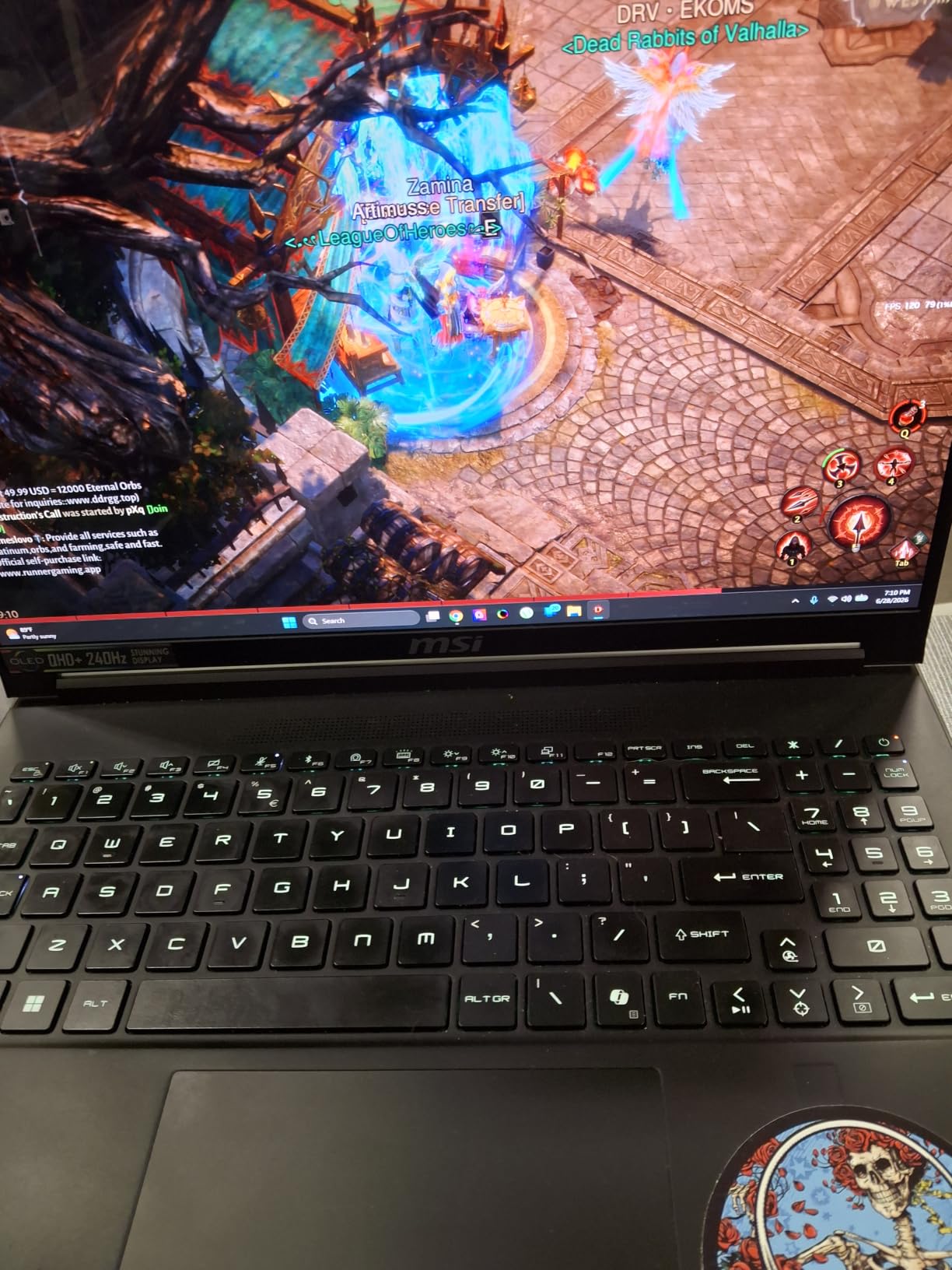 msi Stealth A16 AI+ 16” 240Hz QHD+ OLED Gaming Laptop: AMD Ryzen 9 HX 370, NVIDIA Geforce RTX 5070Ti, 32GB DDR5, 2TB NVMe SSD, Wi-Fi 7, Win 11 Pro :Core Black A3XWHG-079US customer photo 1