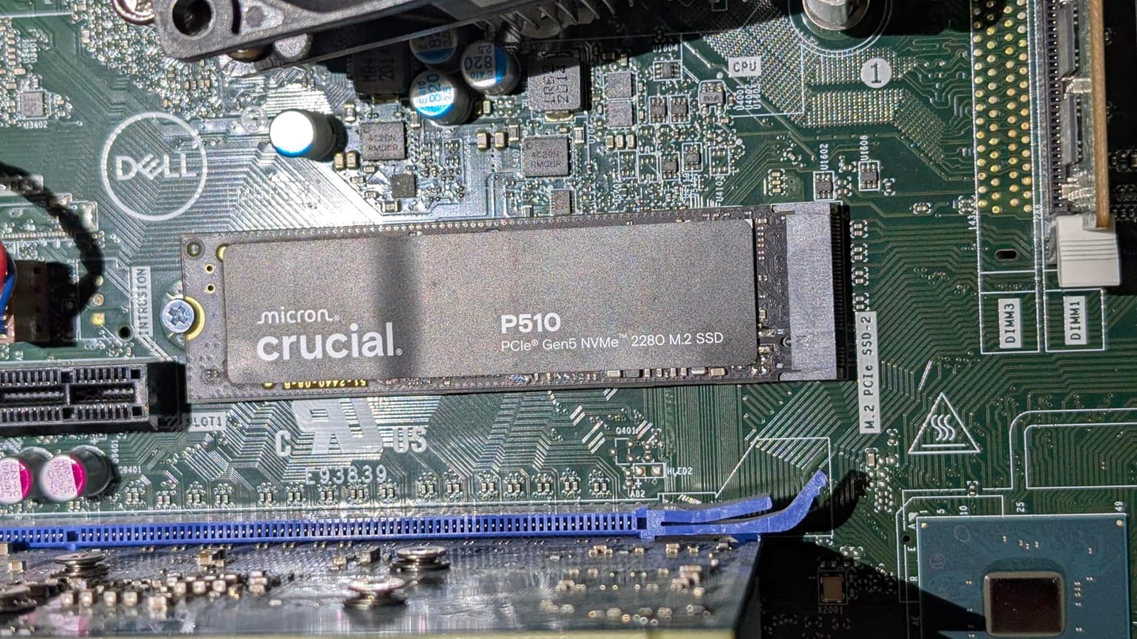 Crucial P510 PCIe Gen5 NVMe 1TB SSD, Up to 11,000MB/s, TLC NAND, Laptop & Desktop (PC) Compatible, for Gamers & Creatives - CT1000P510SSD8-01 customer photo 1