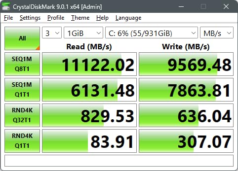 Crucial P510 PCIe Gen5 NVMe 1TB SSD, Up to 11,000MB/s, TLC NAND, Laptop & Desktop (PC) Compatible, for Gamers & Creatives - CT1000P510SSD8-01 customer photo 2