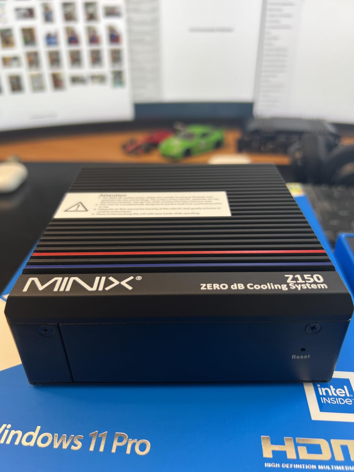 MINIX Z150-0dB Fanless Mini PC, Intel N150 (Upgraded N100), 16GB DDR4/512GB PCIe Gen3 x 4 SSD/4K Dual Display/2.5G LAN/USB-C/Windows 11 Pro/Auto Power On, for Home Office Industrial and Commercial customer photo 2