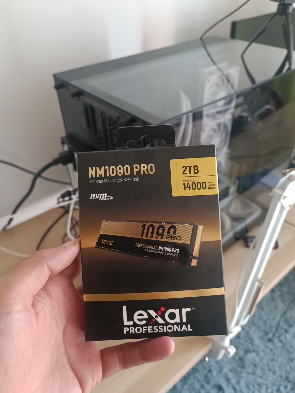 Lexar 1TB NM1090 PRO NVMe SSD, 14,000/10,000 MB/s, M.2 2280, PCIe Gen 5 customer photo 2