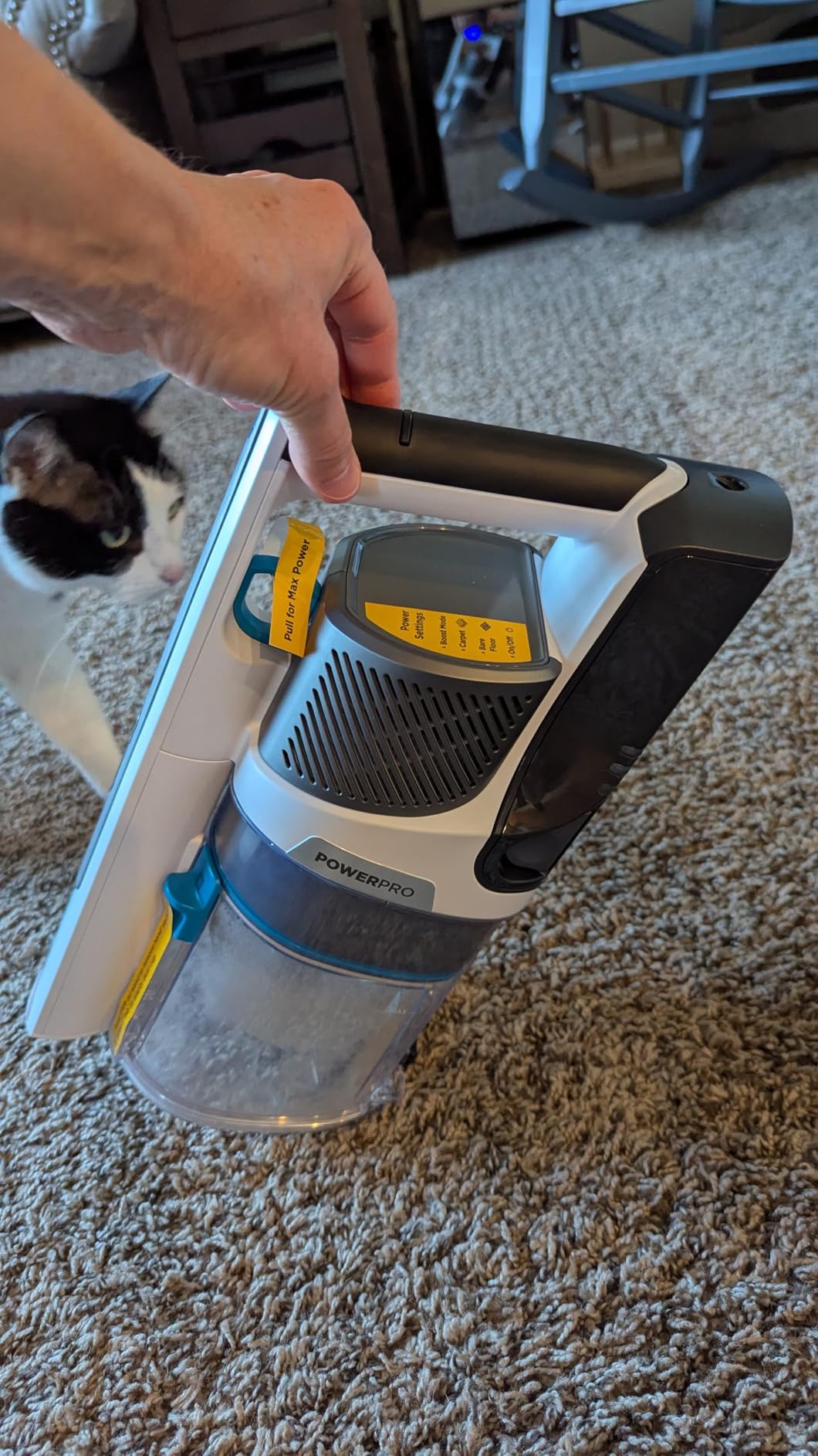 Shark PowerPro Flex Reveal Plus Cordless Vacuum, Java, IZ382H | FloorDetect & Dirt-Reveal Technology, HEPA Filter, for Carpets & Hard Floors, up to 50-Min Runtime, Powerful Pet Hair Pickup customer photo 1