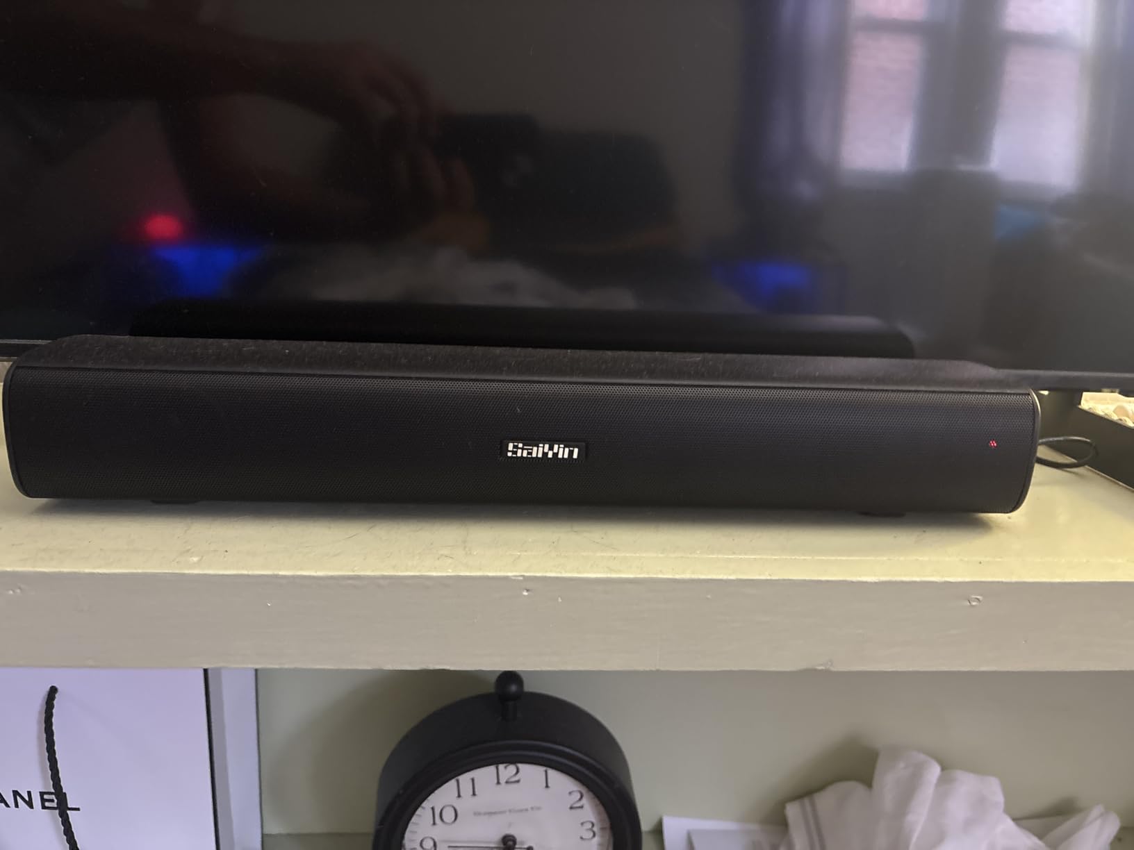 Saiyin Sound Bar for Smart TV, Ultra Compact Design, 3 Equalizer Modes | 17