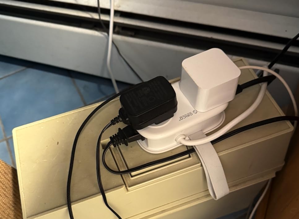 ORICO PD 20W USB-C Travel Power Strip with 4 AC Outlets 3 USB Ports | 4FT Flat Plug Extension Cord, Cruise Approved, Compact for Business Travel/Dorm -AP3 customer photo 1