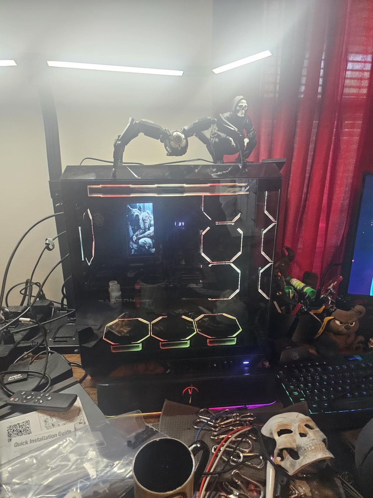AMD Ryzen 7 9800X3D Processor with MSI MAG X870E Tomahawk Motherboard | CPU Motherboard Combo, AI Ready, Ryzen 7, AM5, DDR5, PCIe 5.0, M.2 Gen5, USB 40Gbps Type C, Wi-Fi 7, ATX Gaming Motherboard customer photo 2