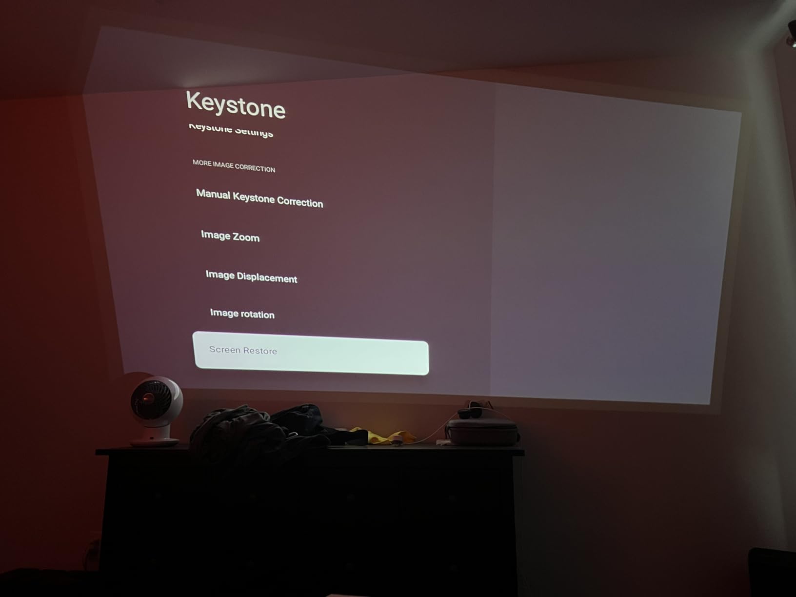 MoGo 4 Portable Projector with PowerBase Stand, 5 Hours of Playtime | Google TV with Licensed Netflix, 360 Adjustable Stand, 450 ISO Lumens, 2 x 6W Harman Kardon, Home & Outdoor Cinema Kit customer photo 1
