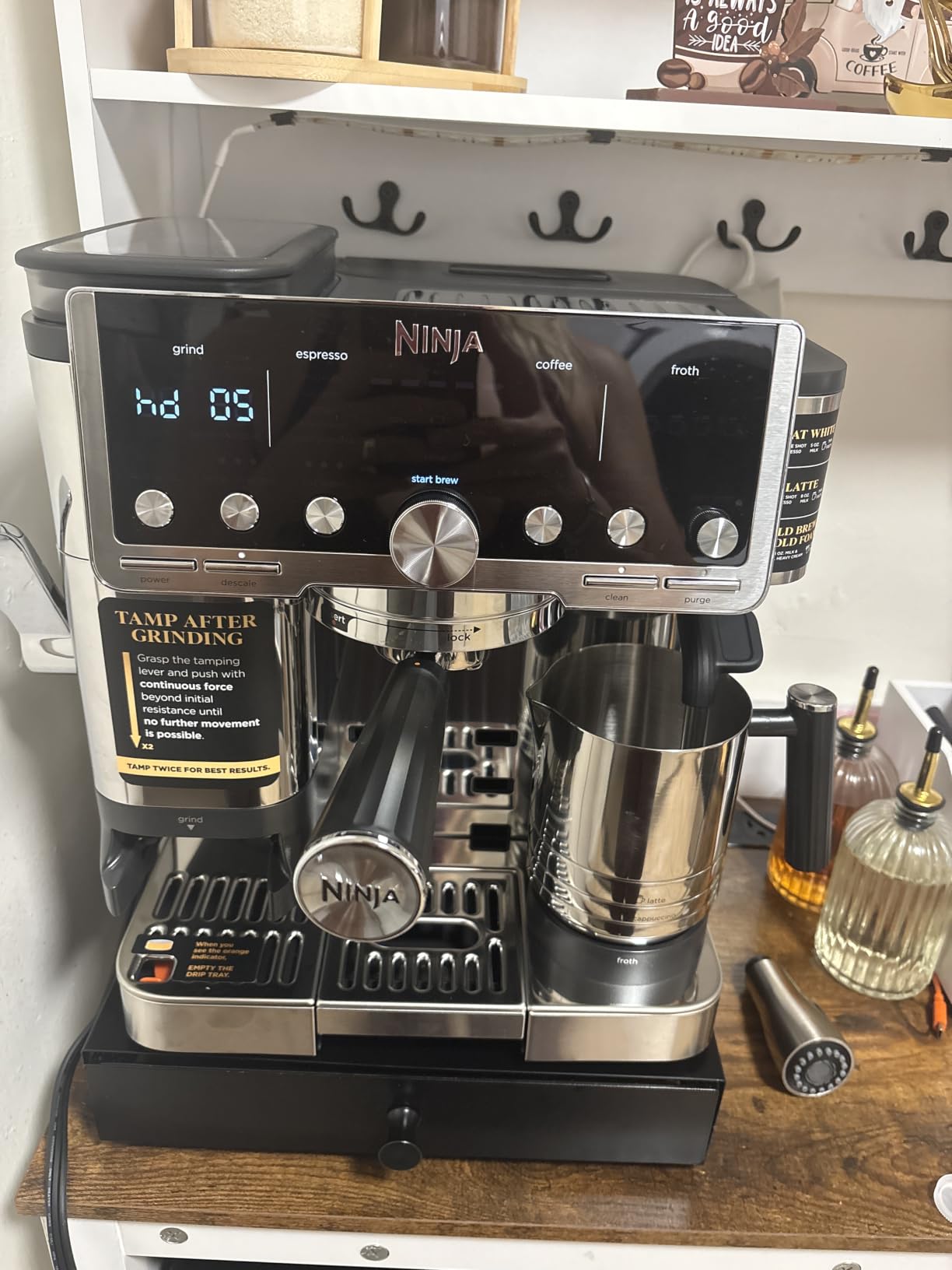 Ninja Luxe Café Pro Series, Espresso, Cold Brew, Hot Water, ES701 | Drip Coffee, Integrated Tamper, Built-in Grinder, Hands-Free Frother for Cappuccinos, Lattes, Americanos, Dairy or Non-Dairy customer photo 1