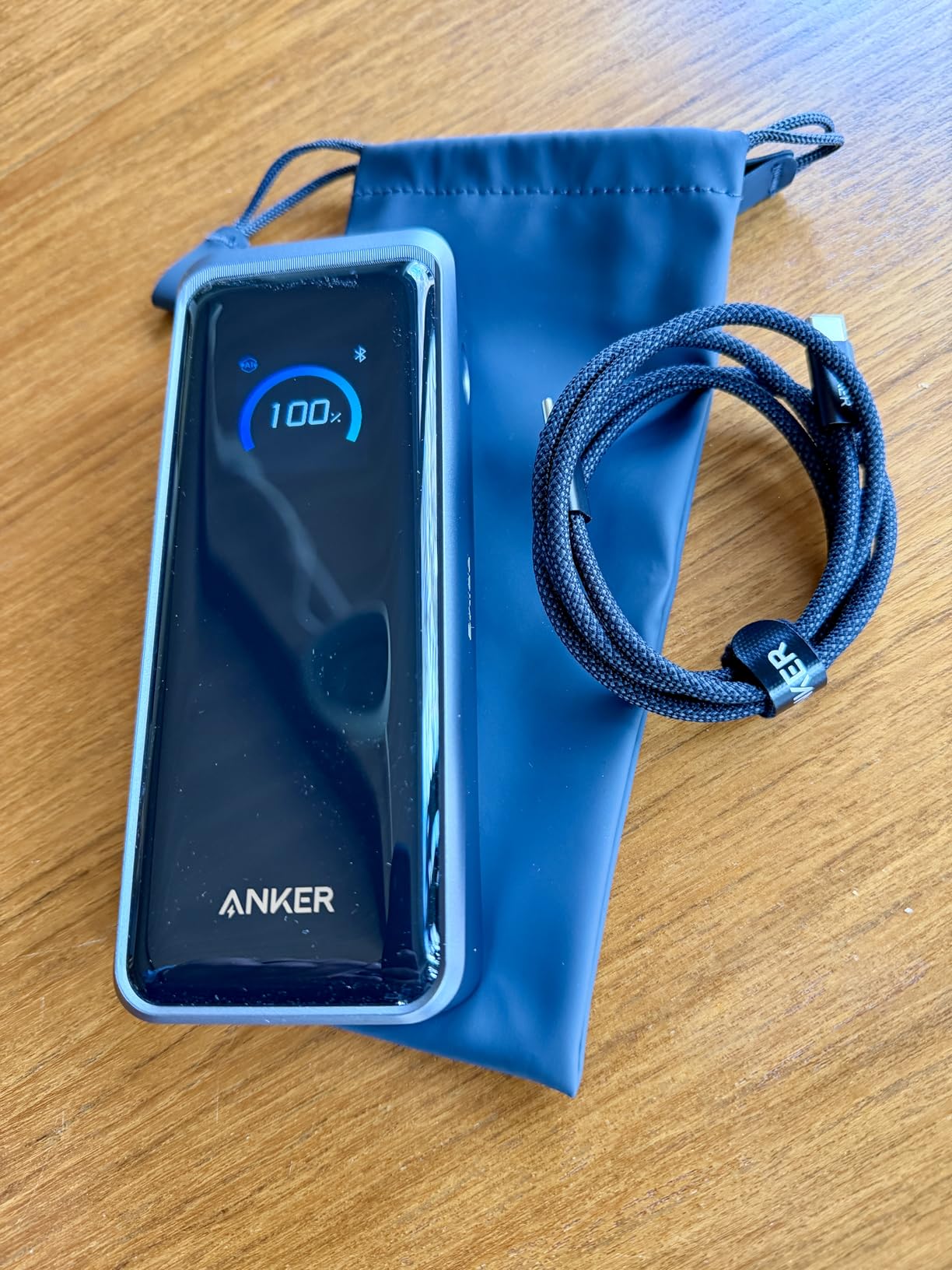 Anker Prime Power Bank, 26,250mAh 300W with Fast Charging Base | Powers Up to 6 Devices, Two-Way Charging, Flight-Safe, App Control, Ideal for Creators, MacBook, iPhone 17 Series, and More customer photo 1
