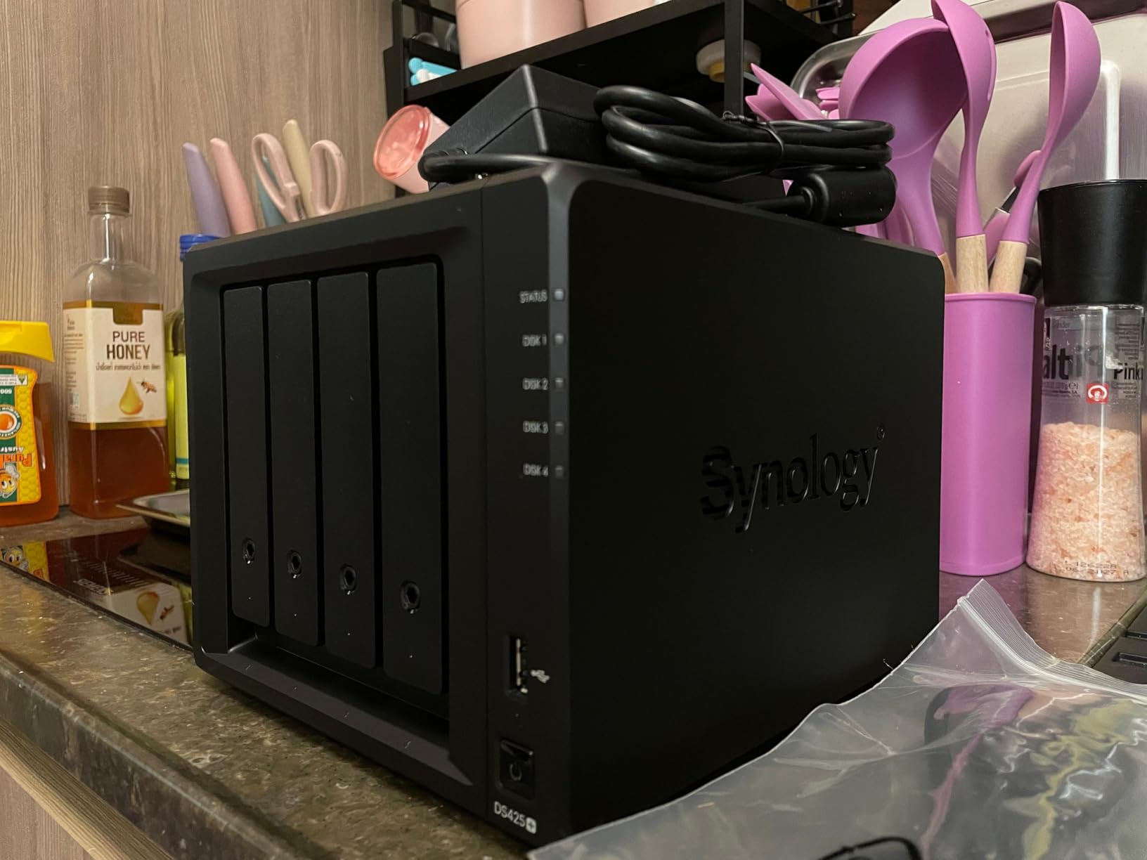 Synology DS425+ Private Cloud Media Server - Stream, Back Up & Share Files (4-Bay Diskless NAS) customer photo 1