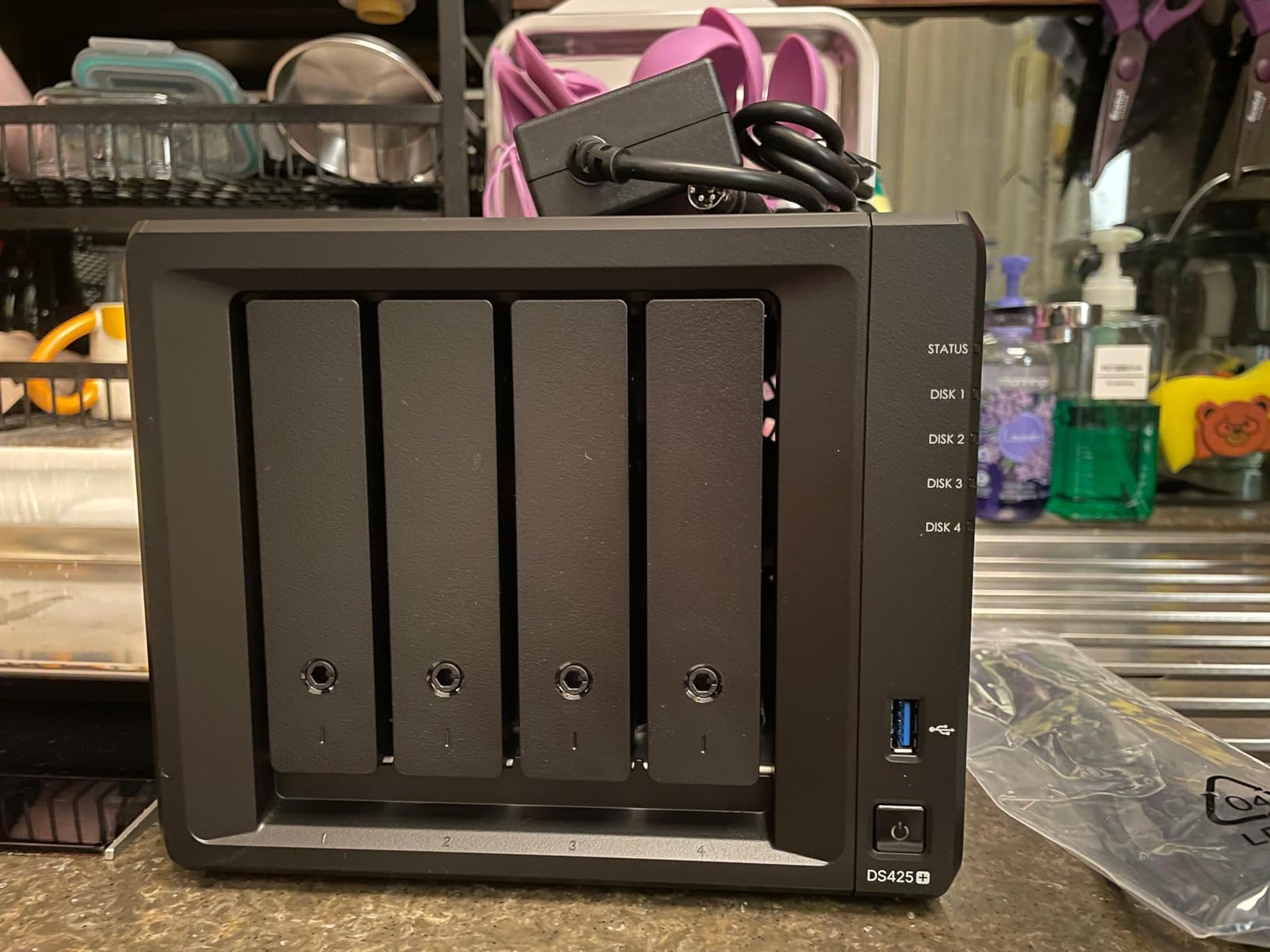 Synology DS425+ Private Cloud Media Server - Stream, Back Up & Share Files (4-Bay Diskless NAS) customer photo 2