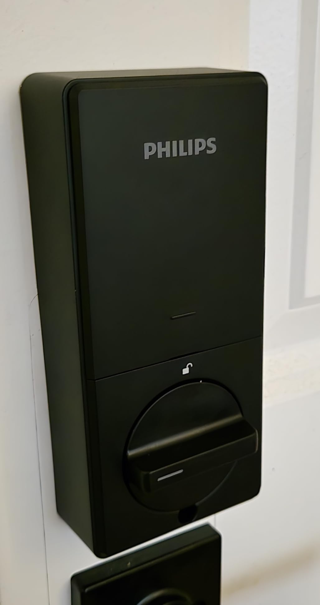 Philips WiFi Smart Retrofit Lock, Update Your Existing Deadbolt, Built-in WiFi, App Remote Control, Smart Deadbolt with Voice Control, Real-Time Notification, Auto Lock, Interior Knob, Matte Black customer photo 2