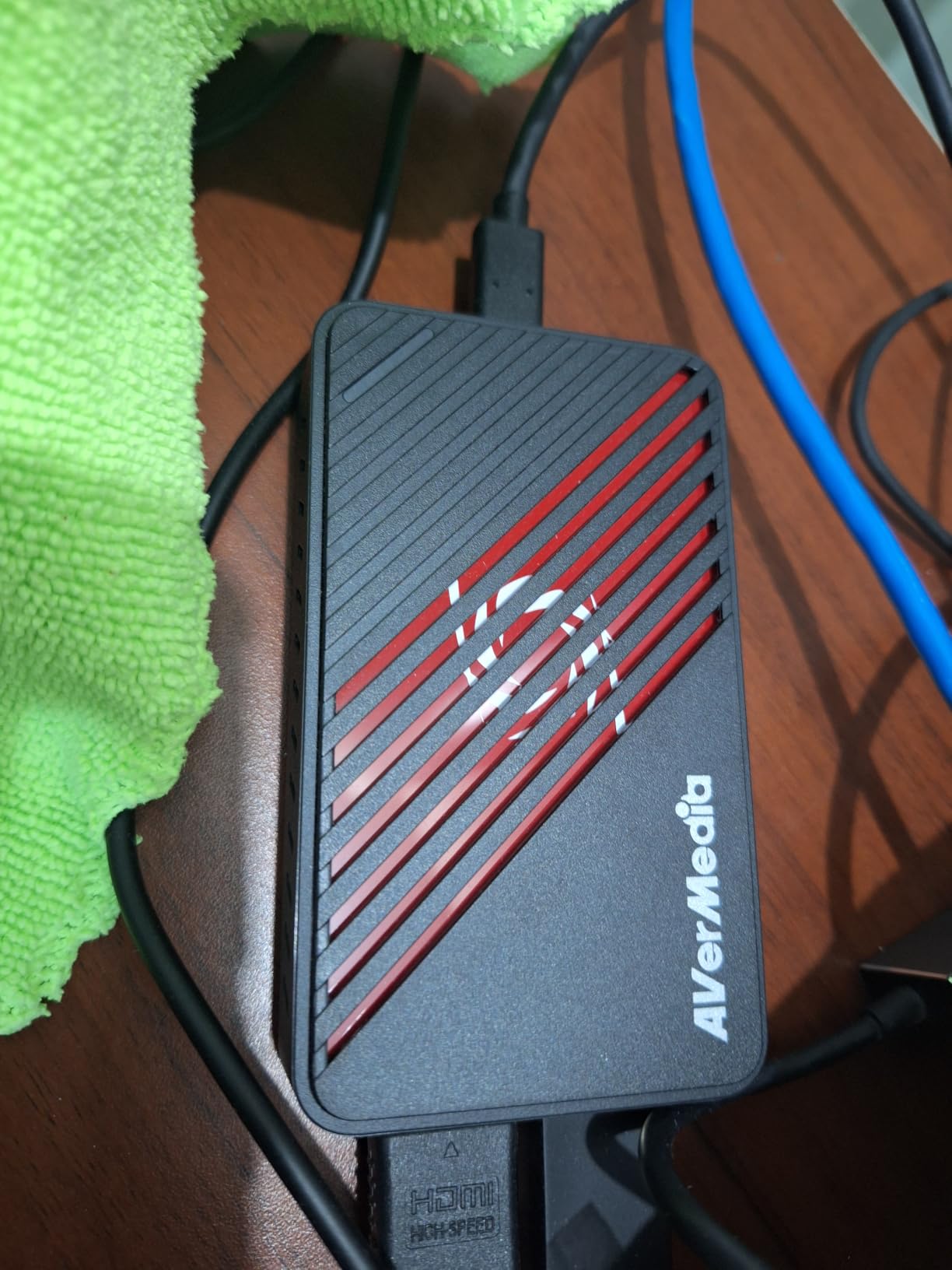 AVerMedia 4K HDMI Capture Card, USB Game Capture Card for Streaming and Recording with True Low Latency on PS5/Pro, Xbox, Switch 2, PC on Twitch, OBS, for Win11, Mac-GC553Pro Live Gamer Ultra S Black customer photo 1