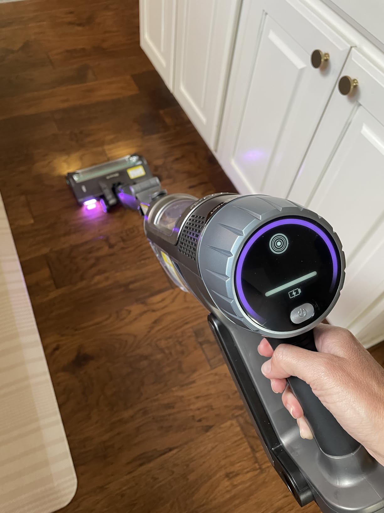 Shark PowerDetect Cordless Stick Vacuum, Java Ice Blue, IP1255, Powerful Suction, HEPA Filtration, Carpet & Hard Floor, Portable, Stick Vacuum for Pet Hair customer photo 2