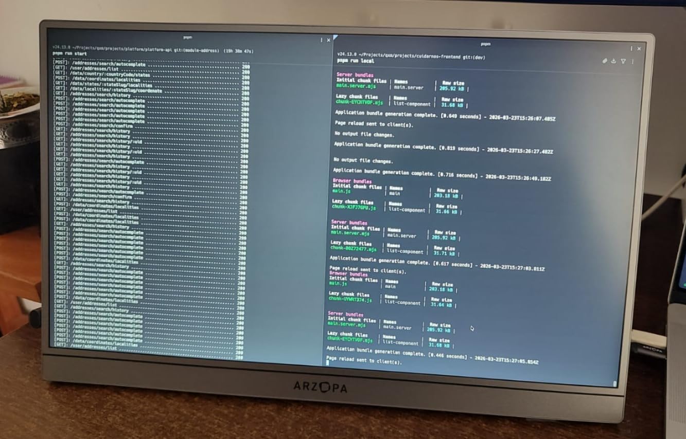 ARZOPA 16.1'' 180Hz 2.5K Portable Monitor, 2560x1440 QHD 107% sRGB Kickstand Portable Gaming Monitor with HDR, Ultra Slim, Eye Care, External Second Screen for Laptop, PC, PS5, Mac, Xbox-Z3FC customer photo 1