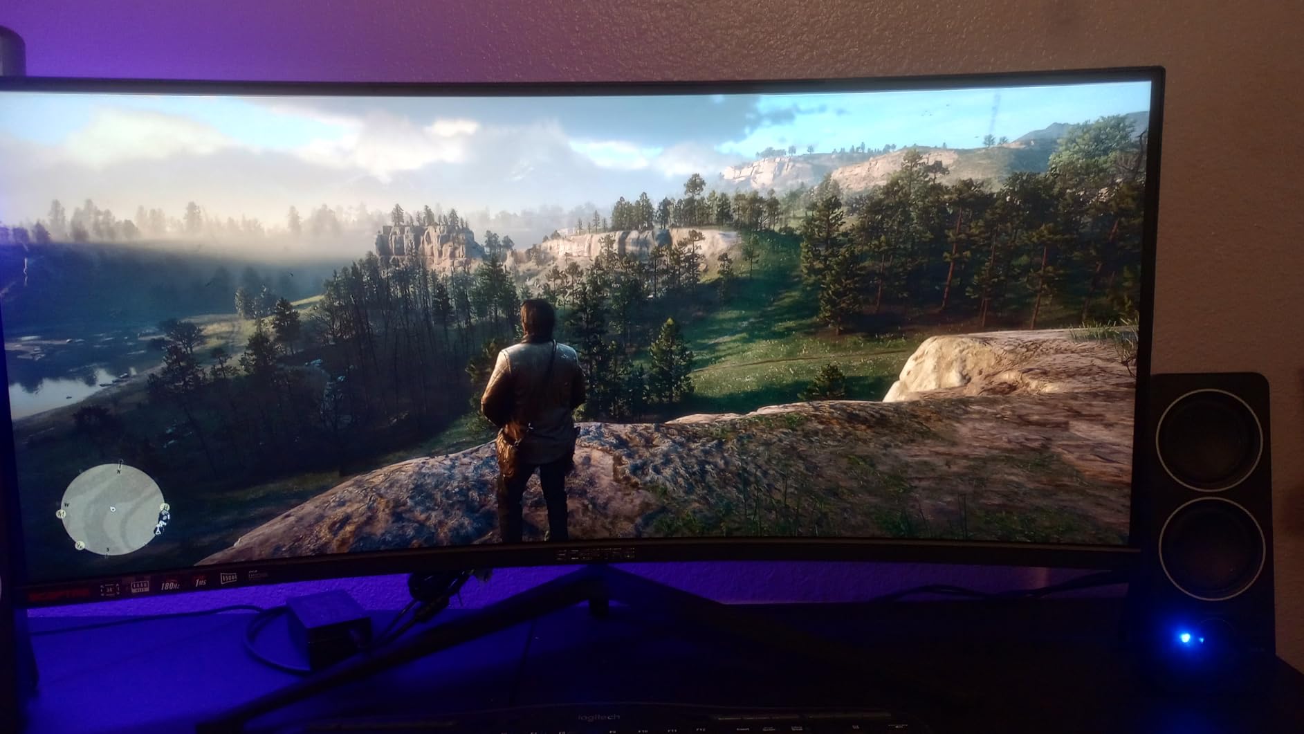 Sceptre 34-Inch Curved Ultrawide WQHD Monitor, 3440 x 1440, R1500, Up to 180Hz/165Hz, DisplayPort x2, 100% sRGB, 1ms, Built-in Speakers, Black customer photo 1