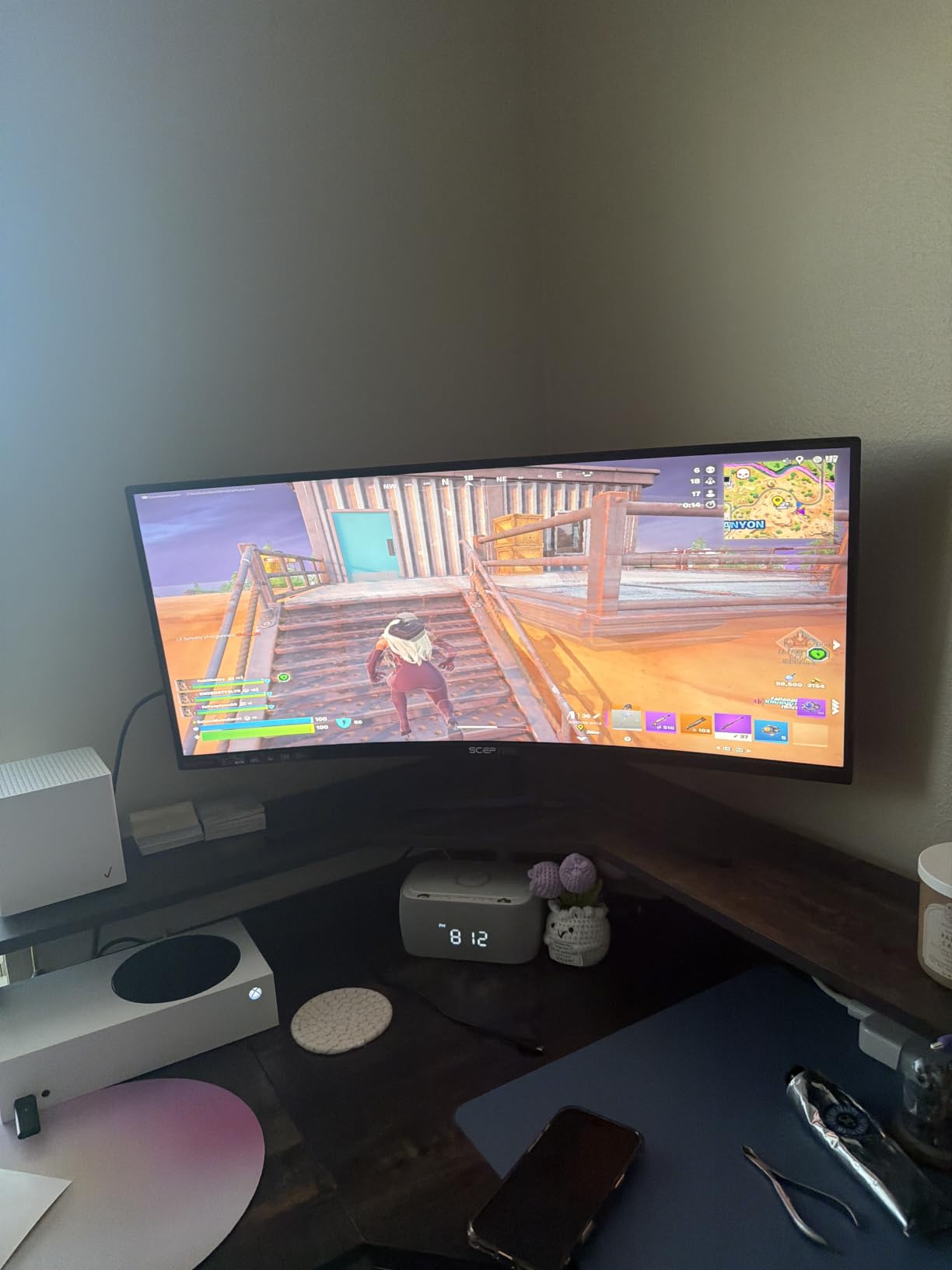 Sceptre 34-Inch Curved Ultrawide WQHD Monitor, 3440 x 1440, R1500, Up to 180Hz/165Hz, DisplayPort x2, 100% sRGB, 1ms, Built-in Speakers, Black customer photo 2