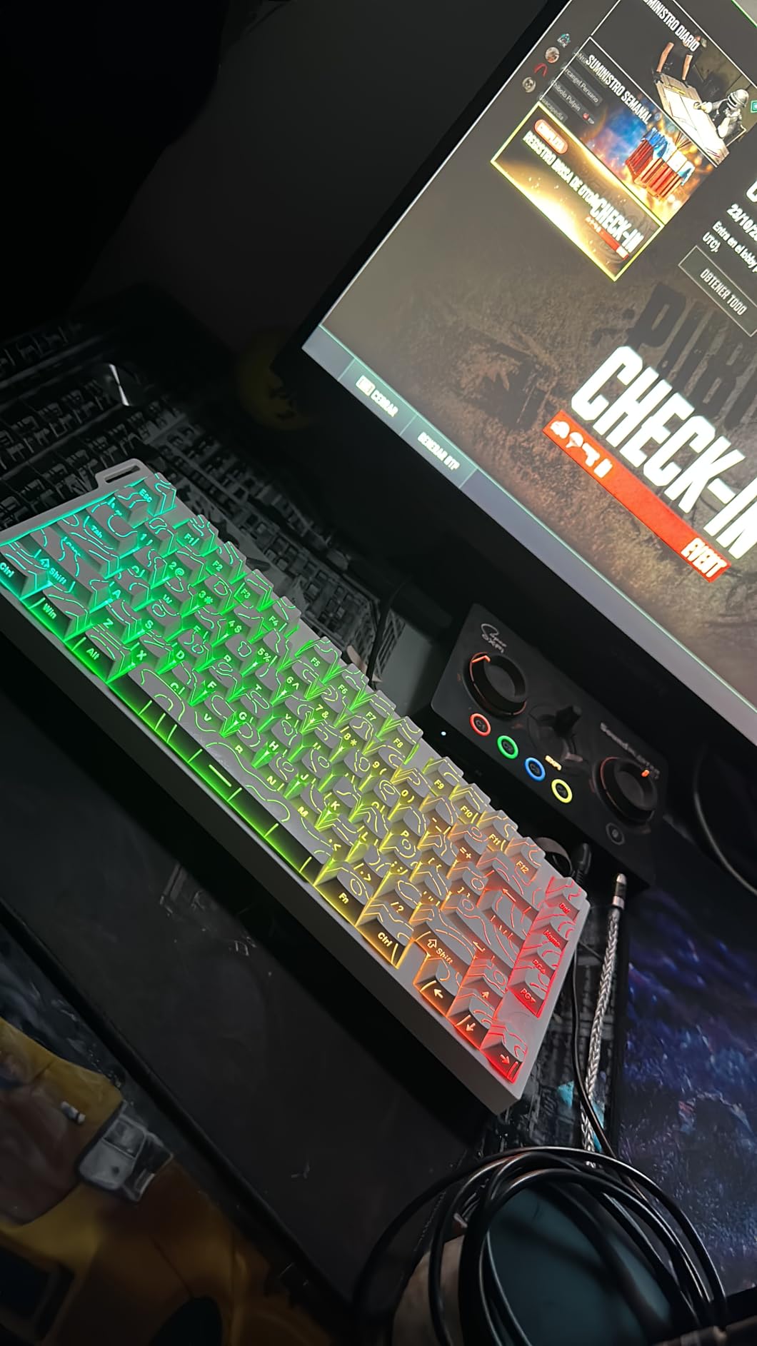 ATTACK SHARK R82HE Rapid Trigger Wired RGB Mechanical Gaming Keyboard-Black | TKL, NKRO, 8Khz Polling, 0.005mm RT Accuracy, 256K Scan Rate, 5 Layer Sound Damped, Hall Effect Magnetic Switch, Driver for PC Mac customer photo 1