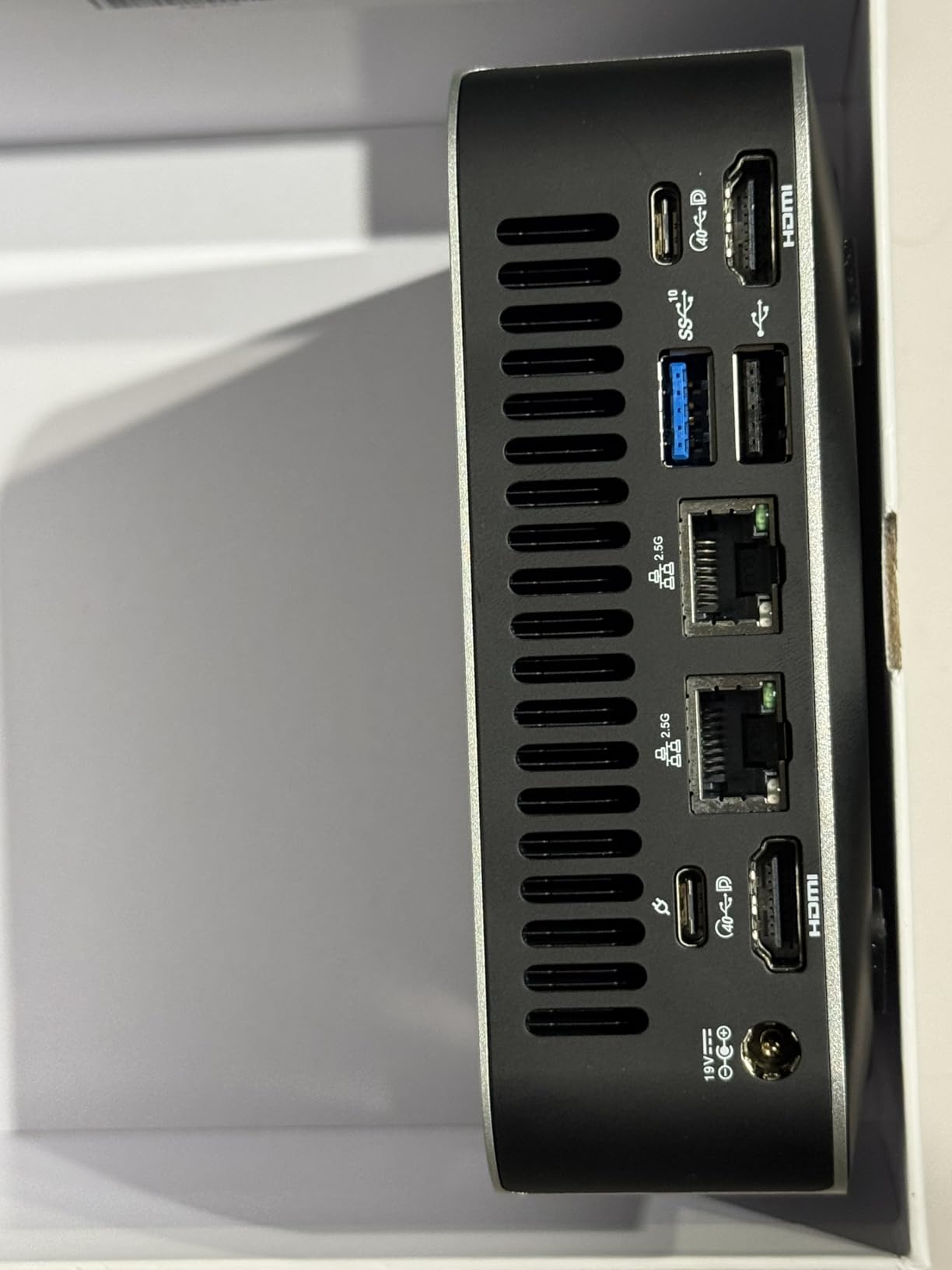 GEEKOM A9 Max Top AI Mini PC, AMD Ryzen AI9 HX470 (86 Tops) | 32GB DDR5 + 2TB SSD | Copilot+ PC | Dual 2.5G LAN | Win 11 | WiFi 7 | BT 5.4 | USB4 | HDMI 2.1 | Mini Desktop PC for Game / 8K Video Editing / 3D Rendering customer photo 2