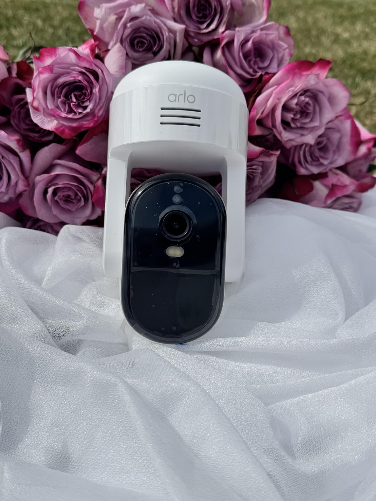 Arlo Essential Outdoor Pan Tilt Zoom Security Camera 2K Wired - 2-Cam | 360° pan & 180° tilt; Outdoor camera; Person, vehicle, package & pet detection; Auto motion tracking; 1-mo Secure plan incl. customer photo 1