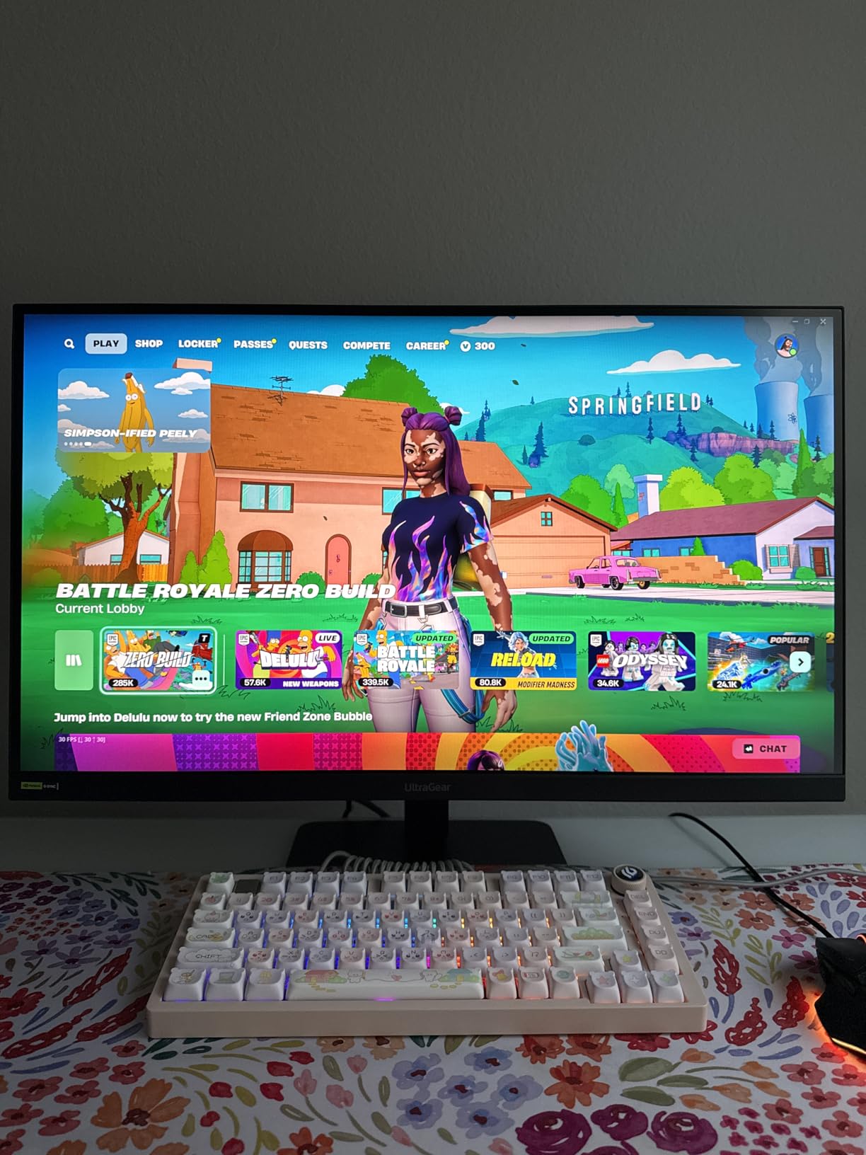 LG 27G640A-B 27-inch Ultragear QHD (2560 x 1440) IPS Gaming Monitor, 300Hz, 1ms, NVIDIA G-Sync, AMD FreeSync Premium, VESA DisplayHDR 400, HDMI 2.1, USB Type-C, Tilt/Height/Swivel/Pivot Stand, Black customer photo 1