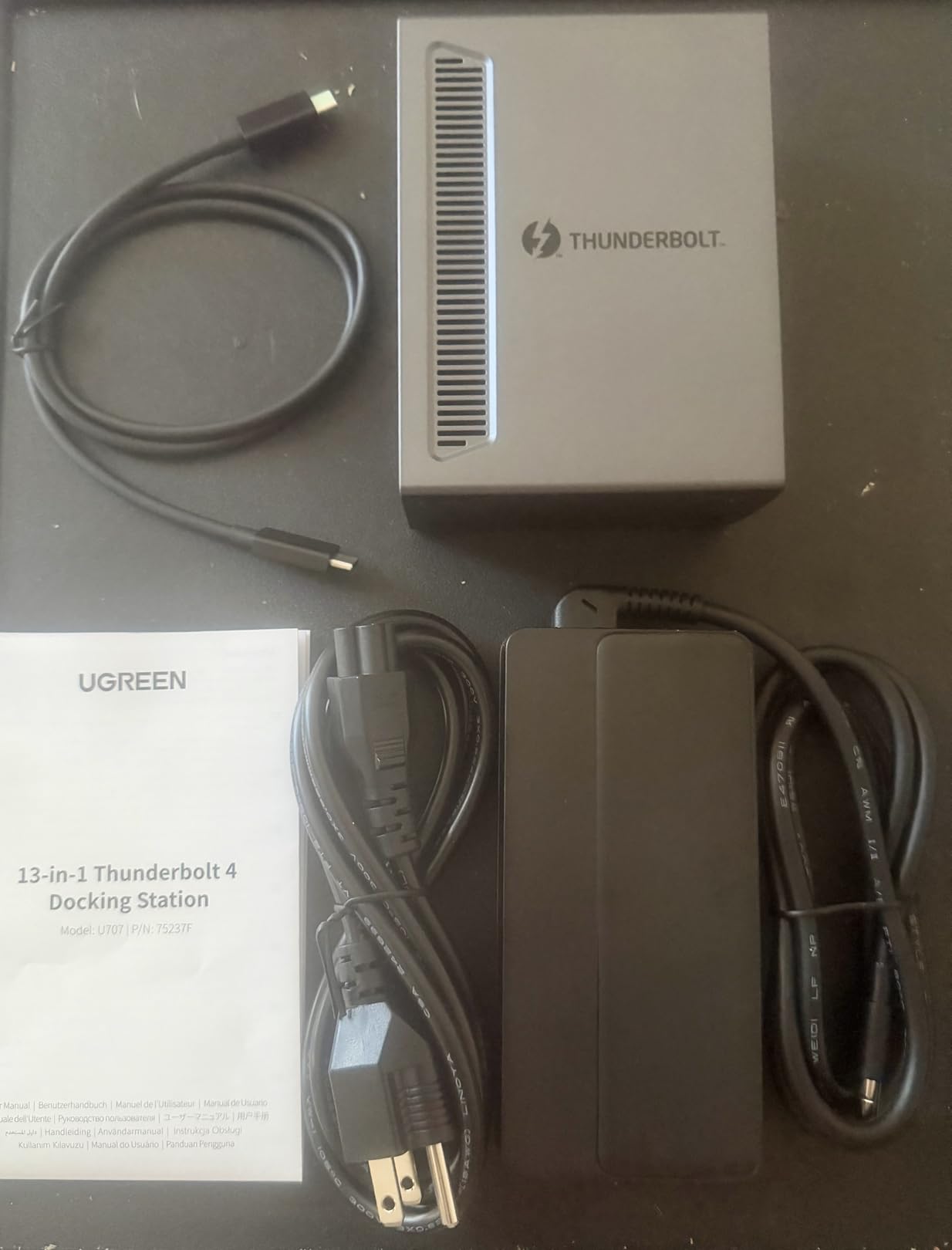 UGREEN 13-in-1 Thunderbolt 4 Docking Station, Dual 4K@60Hz, 3xTBT4, 40Gbps, 180W Total Power, 96W Host Charging, Revodok Max customer photo 1
