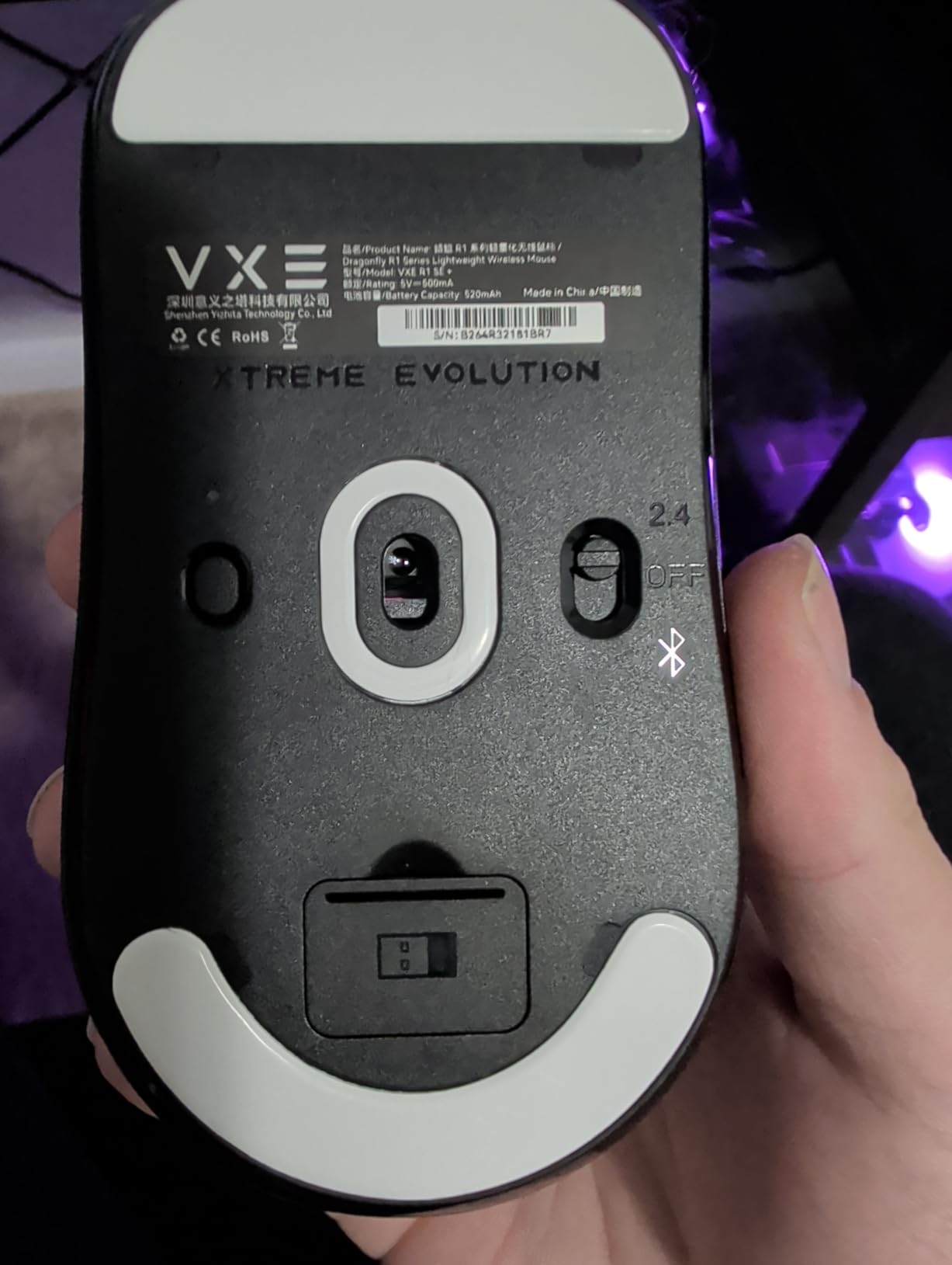 ATK VXE Dragonfly R1 SE+ Wireless Gaming Mouse, PAW3395 SE, 18K DPI, 55g Lightweight, Tri-Mode customer photo 2