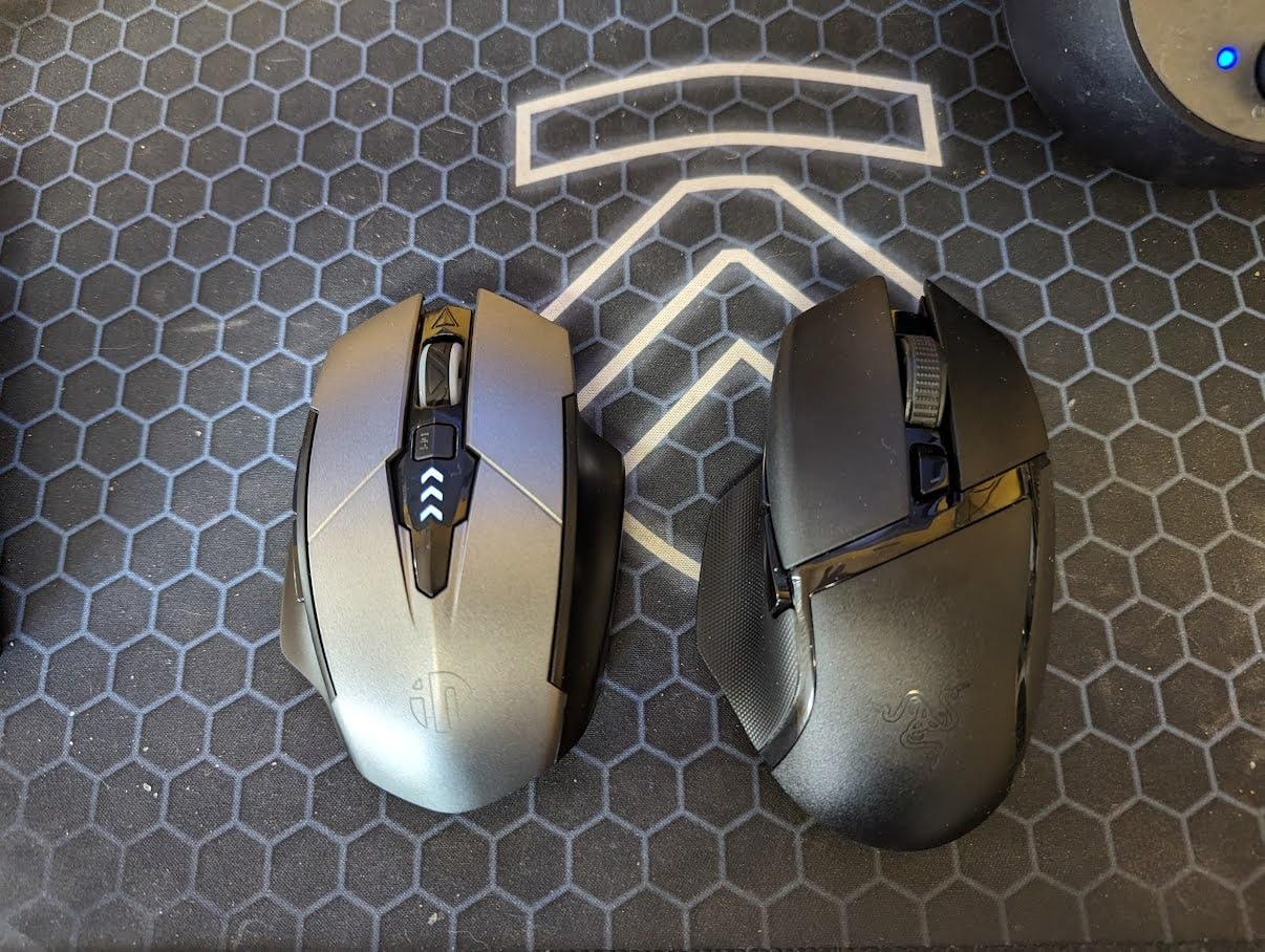 INPHIC Upgraded Silent Rechargeable Wireless Mouse, 12800 DPI Gaming Mouse | Tri-Mode 2.4G/Type-C Wired/Bluetooth Wireless Gaming Mouse, 1000Hz, RGB Light Ergonomic Right Hand Gaming Mice for PC customer photo 1