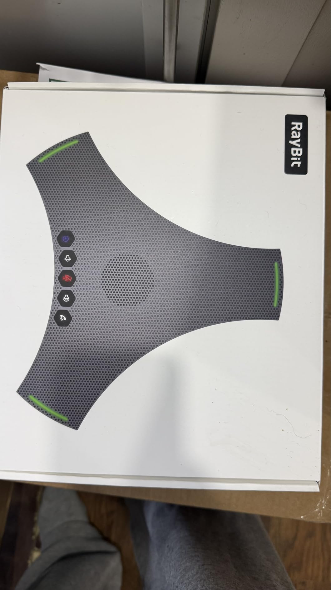 Conference Speaker and Microphone - Bluetooth Speakerphone with Daisy Chain, AI Noise Cancellation, Voice Enhancement, Support Wireless Dongle, USB Connection customer photo 2