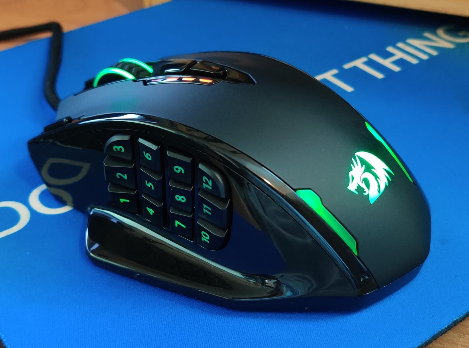 Redragon M908 Wired RGB MMO Gaming Mouse, 24000 DPI, Programmable Buttons, Macro Keybinding, Ergonomic Grip customer photo 1