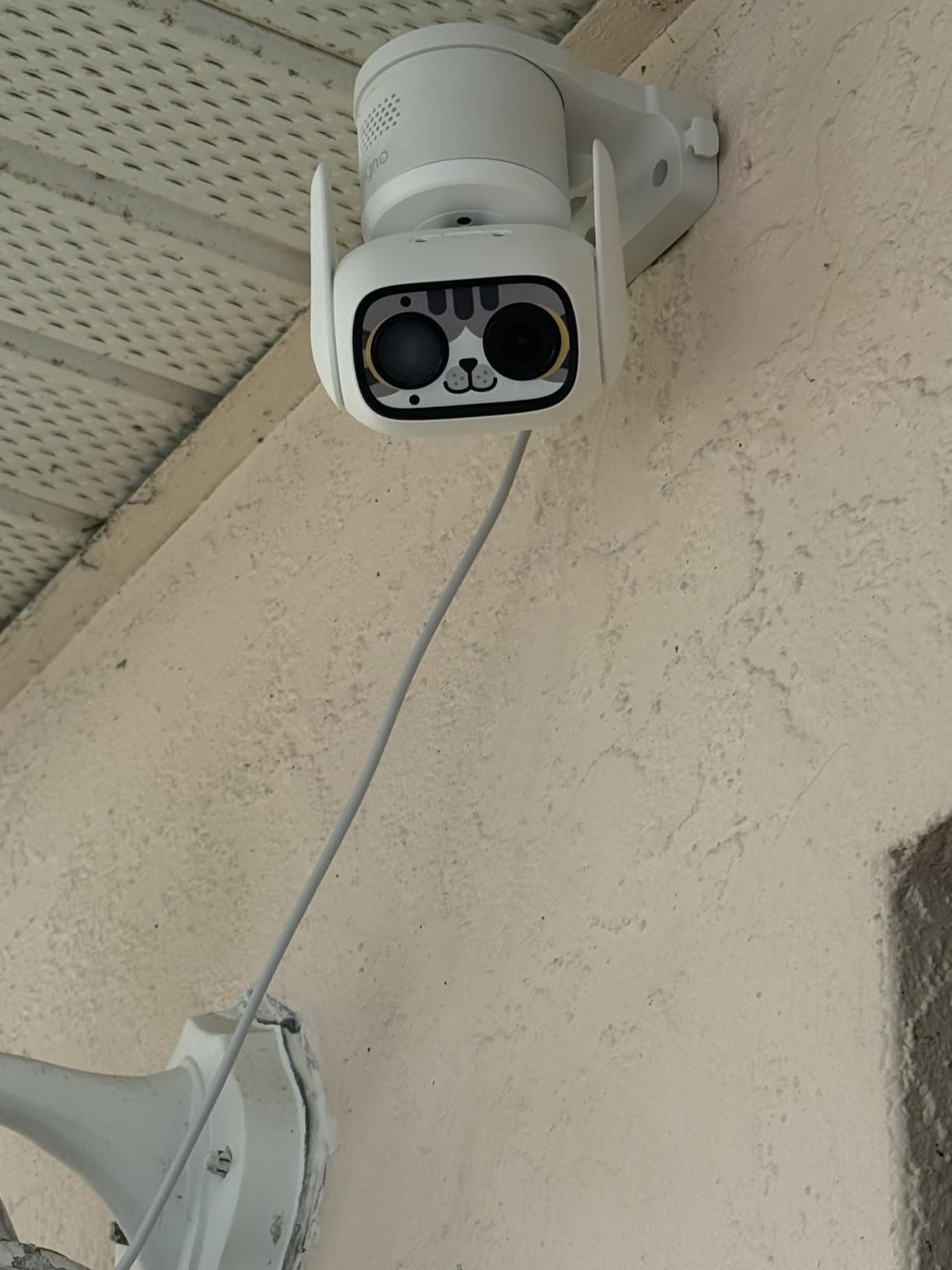 eufy Security Indoor/Outdoor Camera C31, Spotlight-Free Color Night Vision | IP66, 360° Pan & Tilt, AutoTracking, AI Human/Vehicle/Pet/Cry Detection, Wired Camera with 24/7 Recording, No Subscription customer photo 2