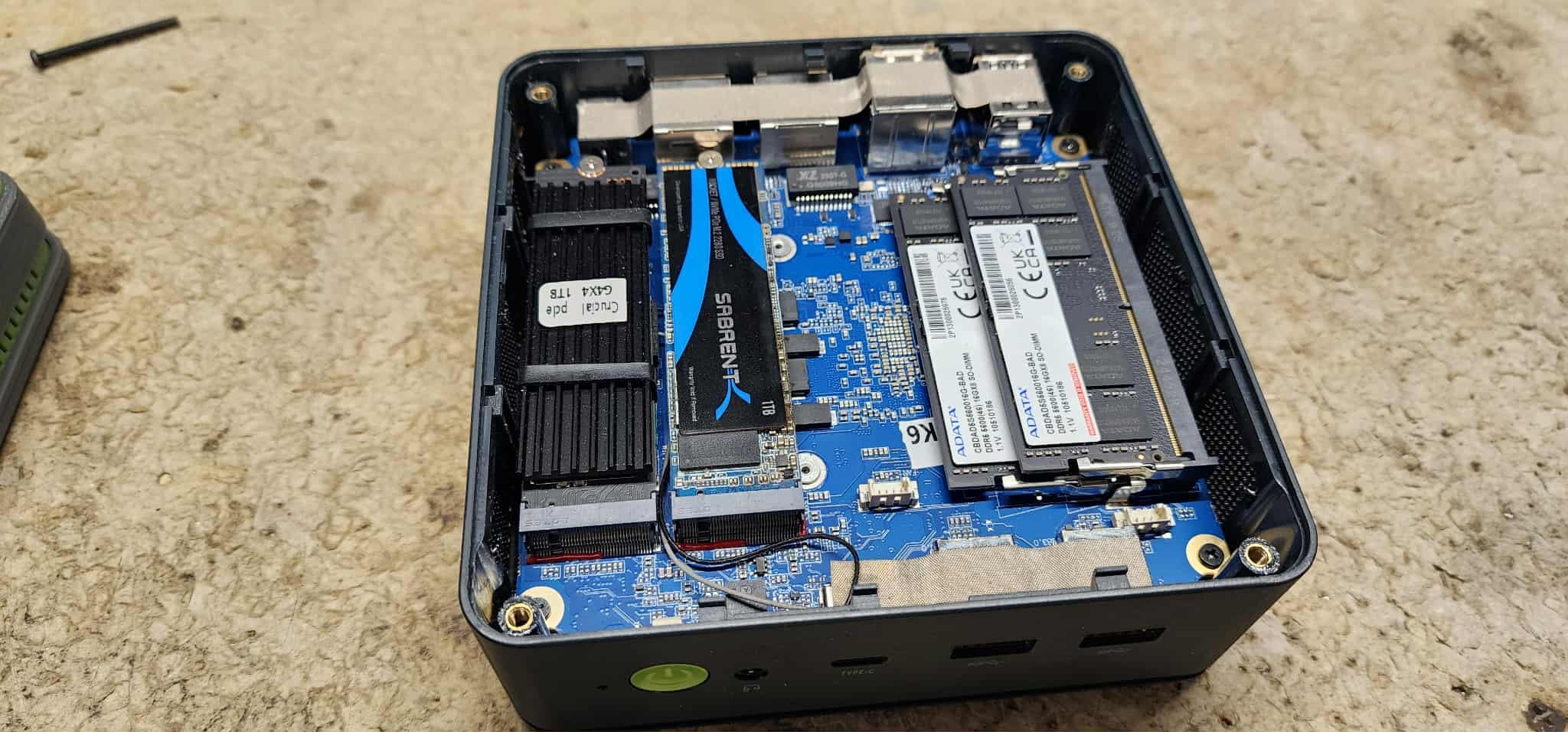GMKtec Gaming PC Mini Computer, M7 Ultra Ryzen 7 PRO 6850U 32GB DDR5 RAM + 512GB Hard Drive PCle SSD Oculink Dual NIC LAN 2.5G Desktop, Dual USB4, HDMI 2.1, USB-C customer photo 1