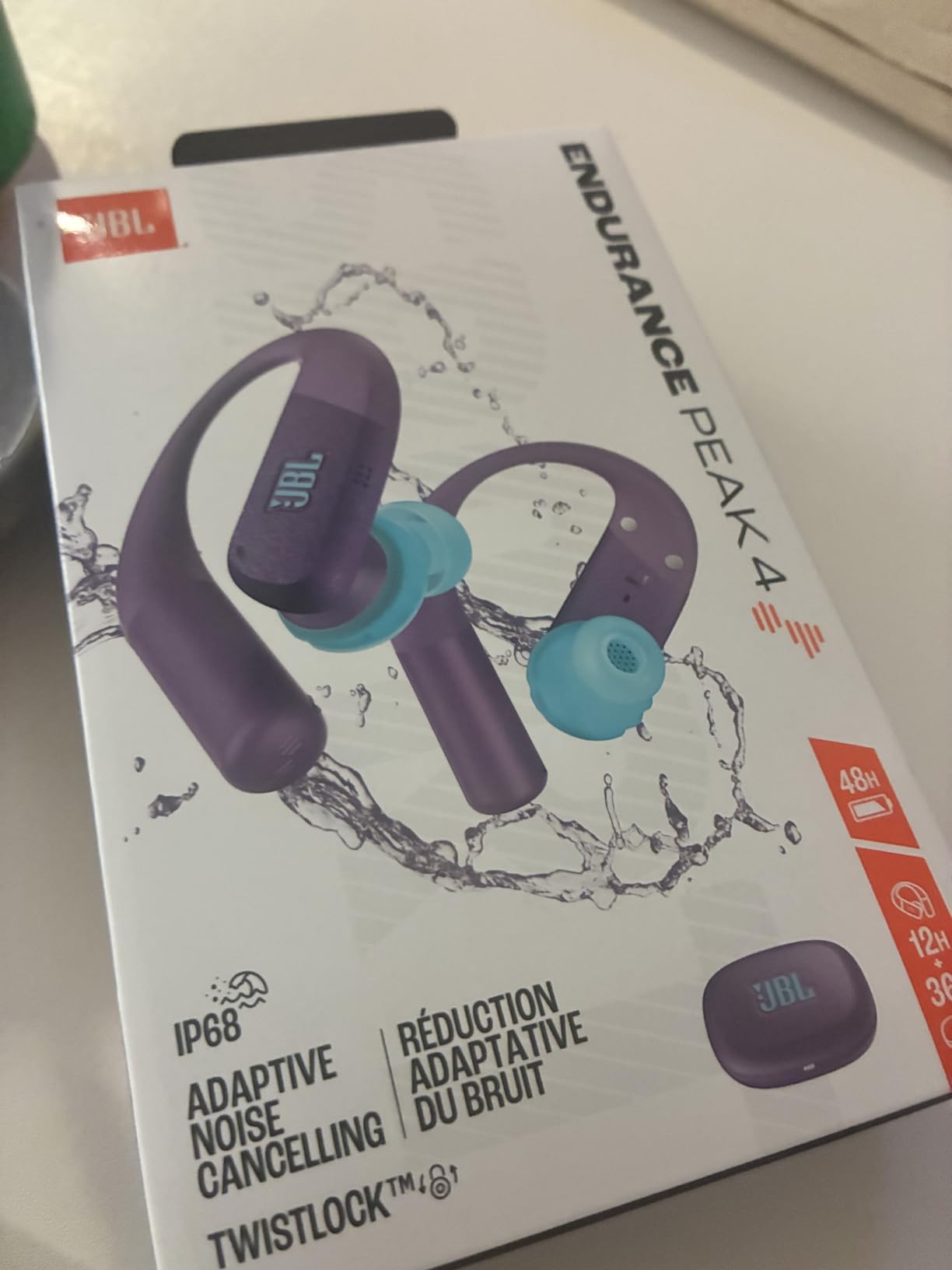 JBL Endurance Peak 4 - Cancelling Sport Earbuds customer photo 2