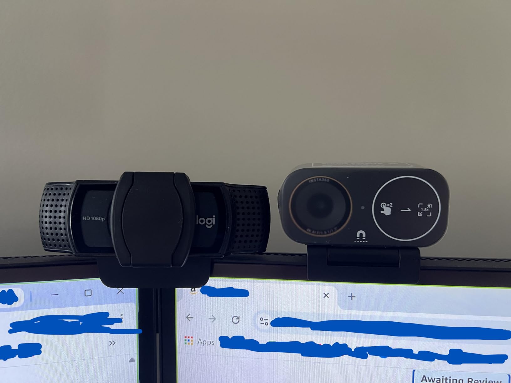 Insta360 Link 2C Pro - 4K Webcam for PC/Mac, 1/1.3