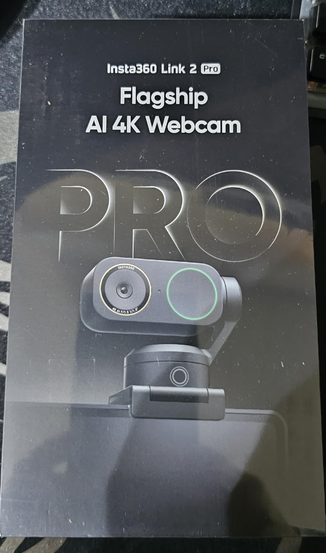 Insta360 Link 2 Pro - 4K PTZ Webcam for PC/Mac, 1/1.3